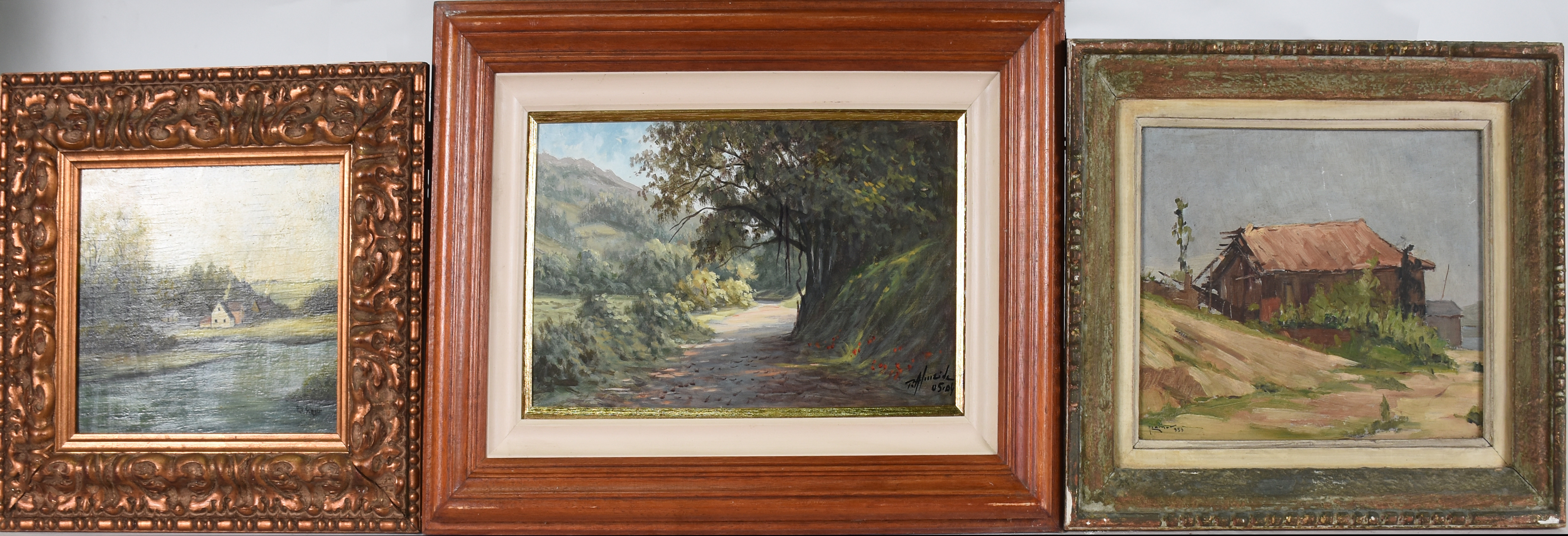 A.M.SCHEER - o.s.m.- Paisagem - 22 X 27 - P. ALMEIDA - o.s.e... - foto 1 de 5