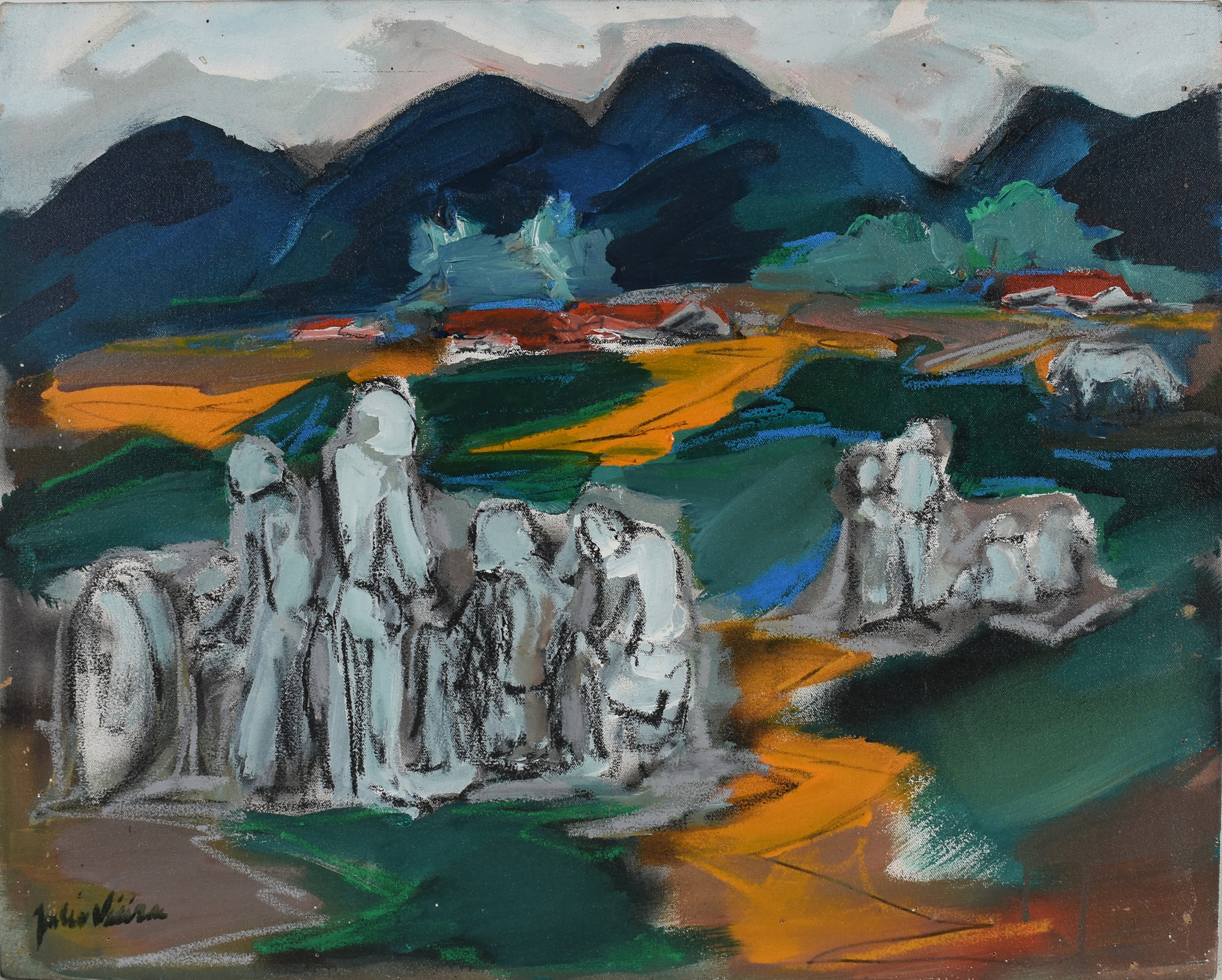 Júlio Vieira (1933-1999), Movimento de paisagem - foto 1 de 3