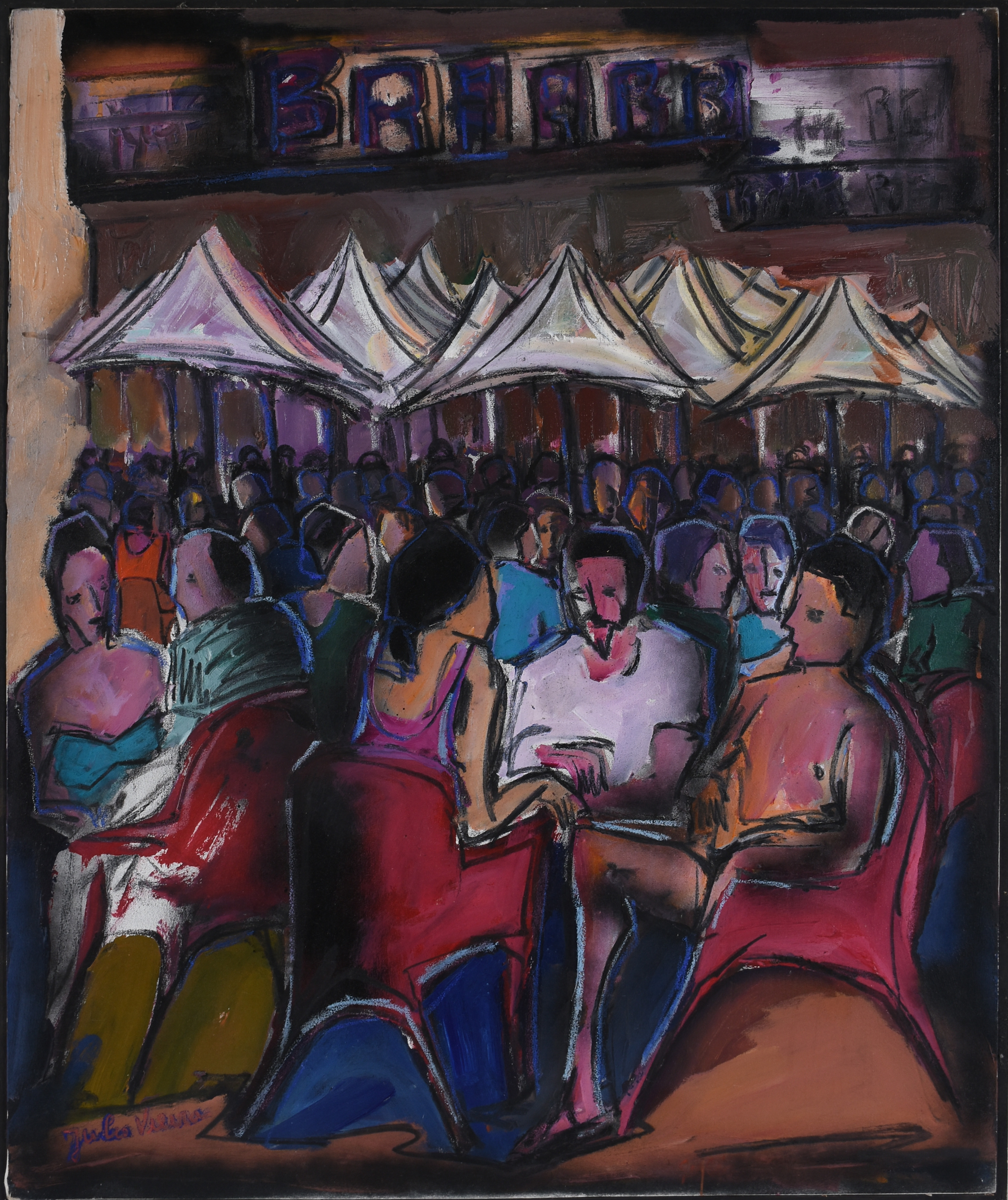 Júlio Vieira (1933-1999), " Atlântico bar " - foto 1 de 3