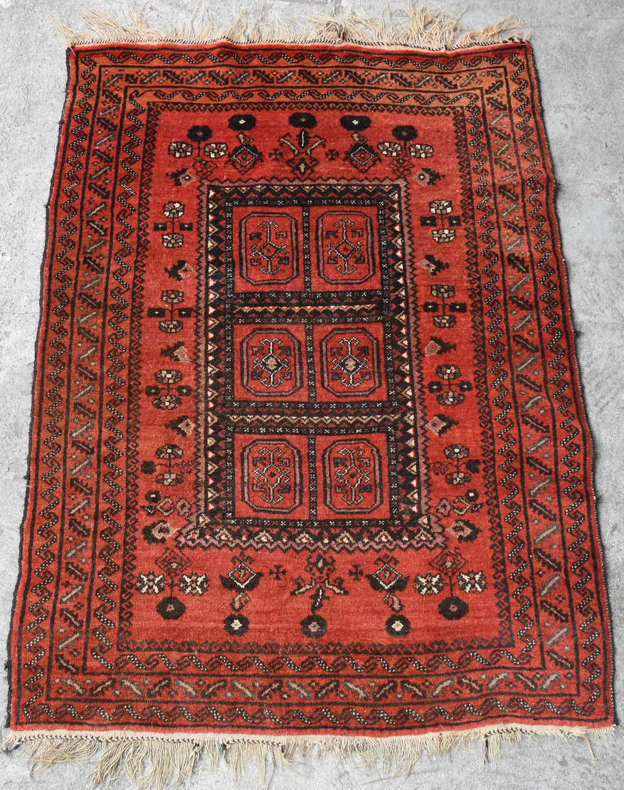 Tapete Afghan ( desbotado ) - foto 1 de 2