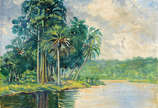 Fédora do Rego Monteiro (1889-1975),  - o.s.t., datado de 1948 ( com 6 furos)