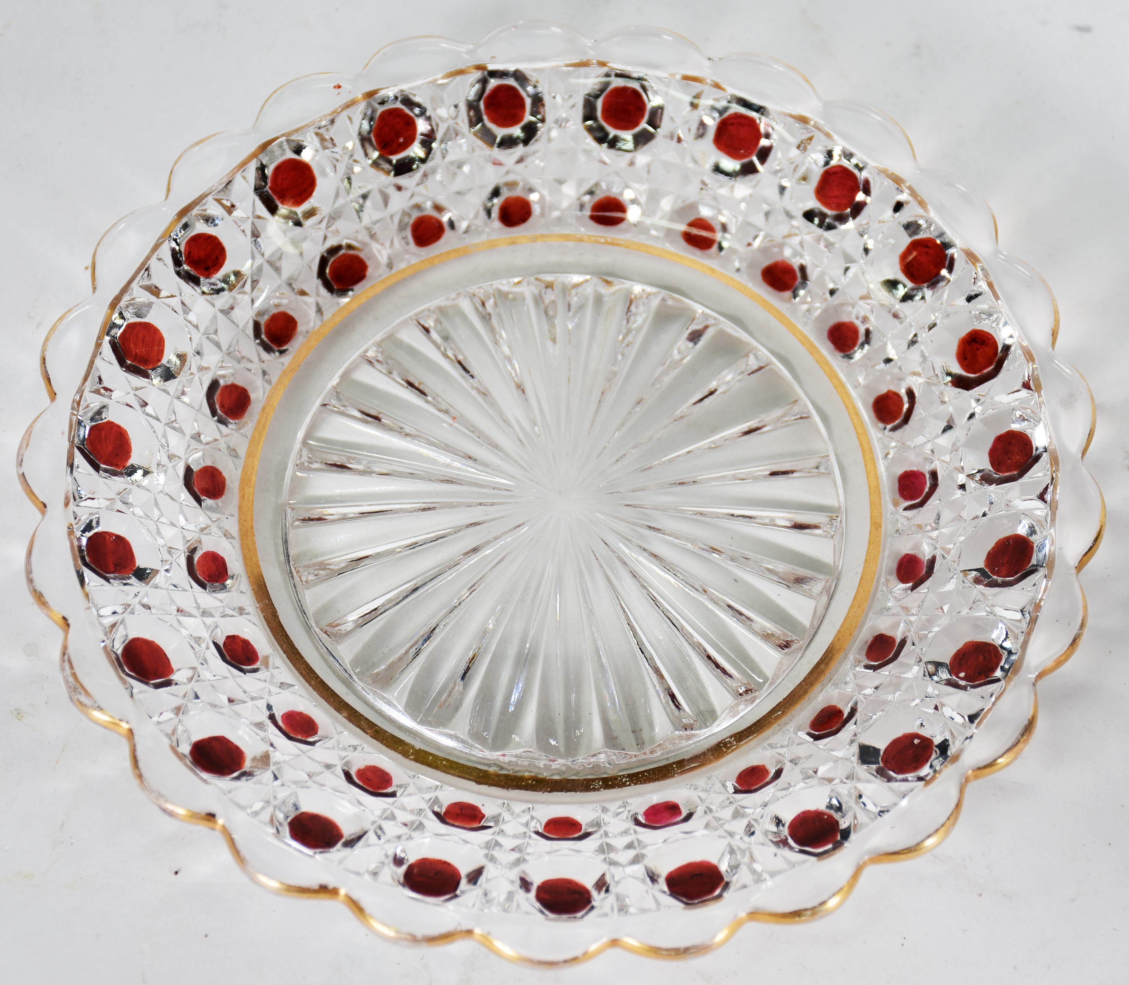 BACCARAT - Garrafa com presentoir de cristal Francês lapidação... - foto 3 de 4