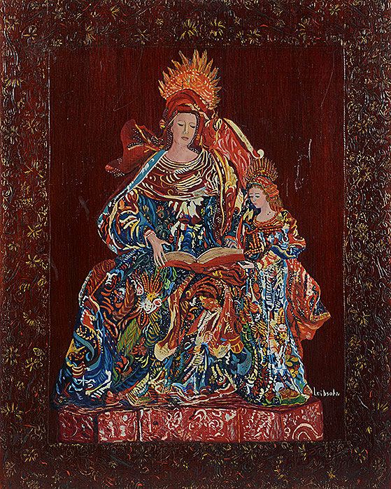 OLGA LEIBSOHN - Santana e a menina - osm - 36 x 45 - foto 2 de 5