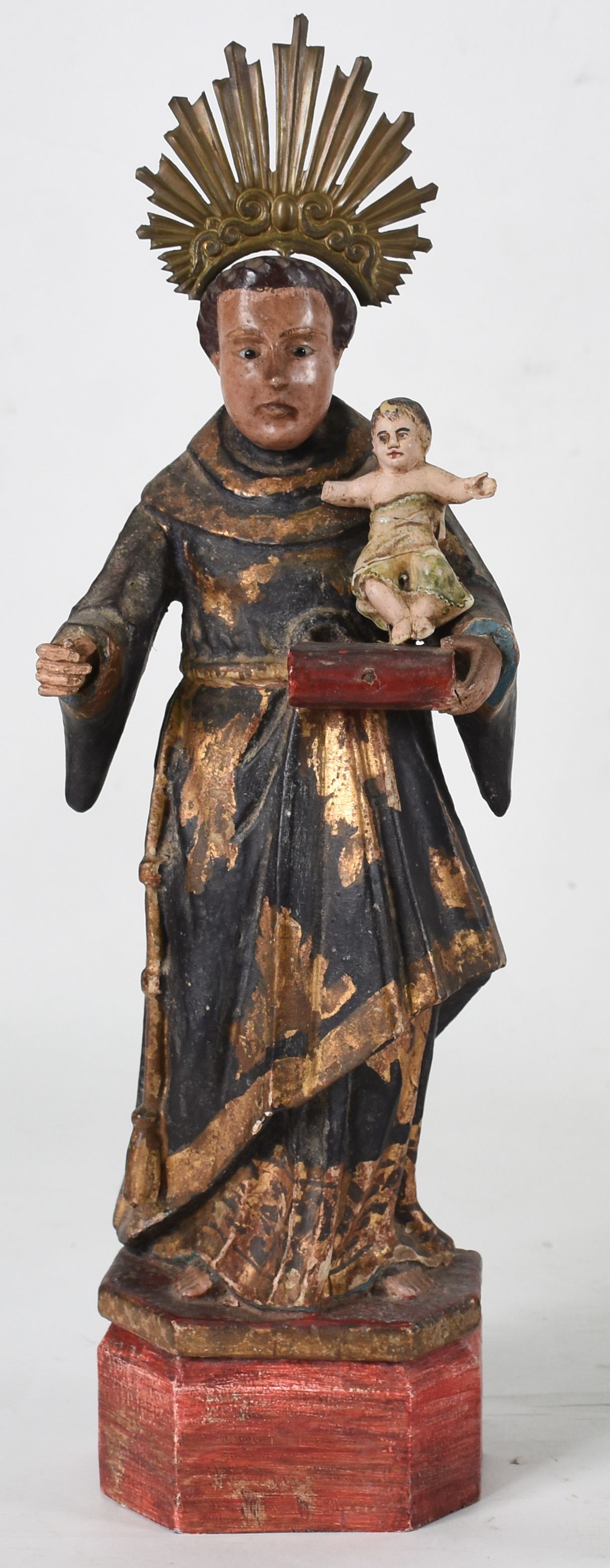 Imagem de Santo Antônio de madeira ( menino adaptado ) - foto 1 de 5