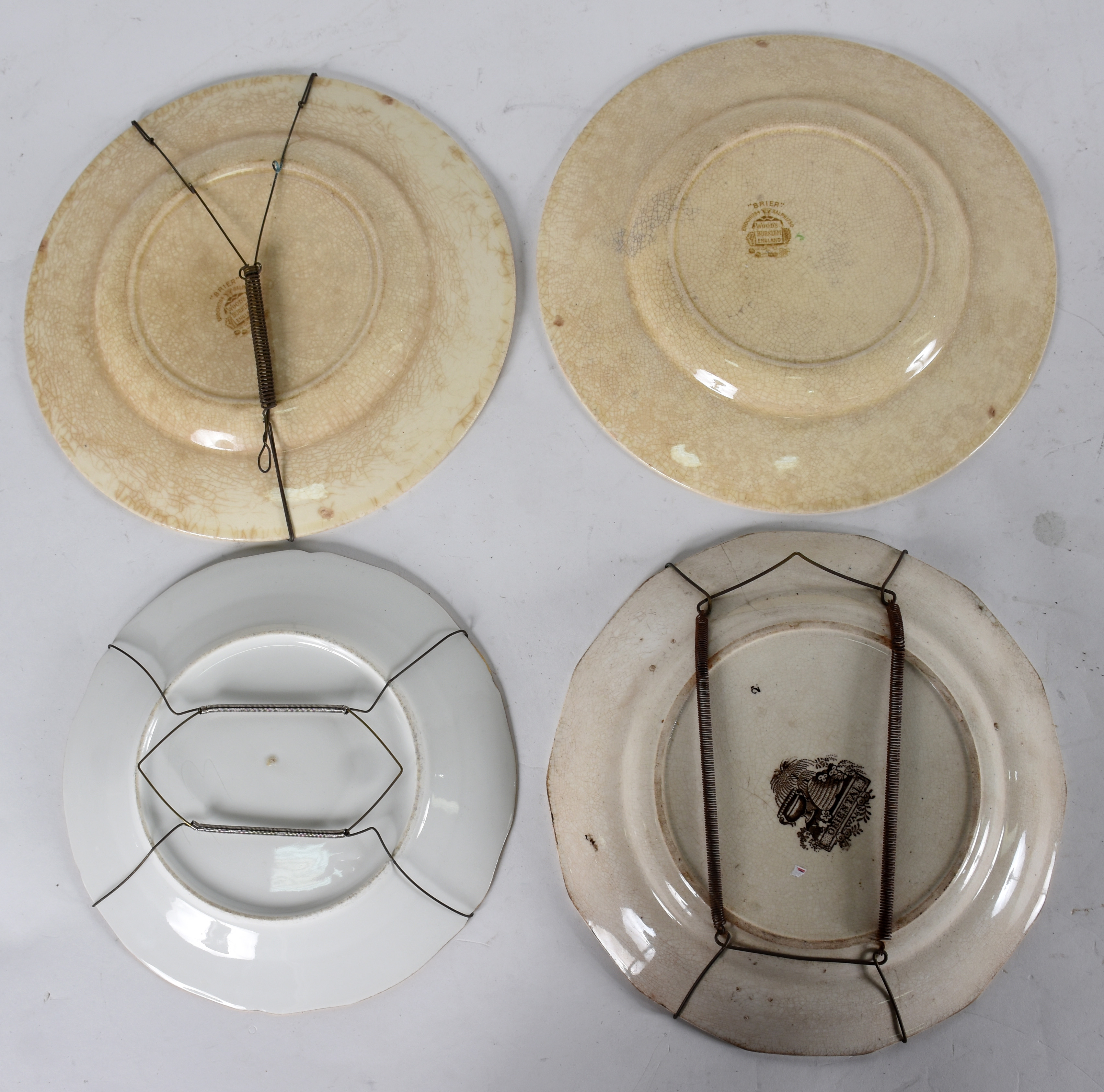 Quatro pratos de porcelana variados, oriental, 2 Ingleses . - foto 2 de 4