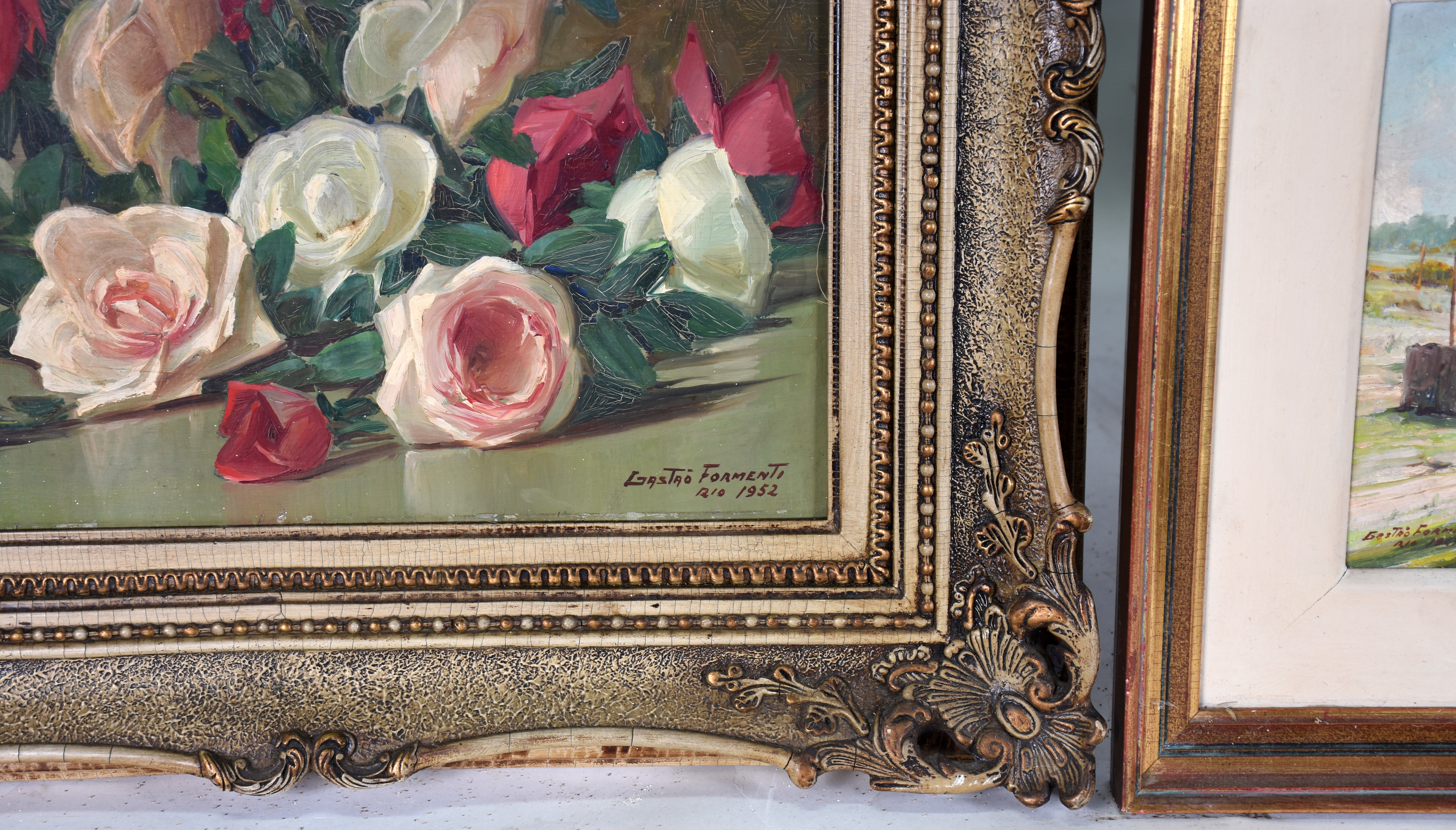 Gastão Formenti (1894-1974), Rosas / Paisagem - foto 2 de 4