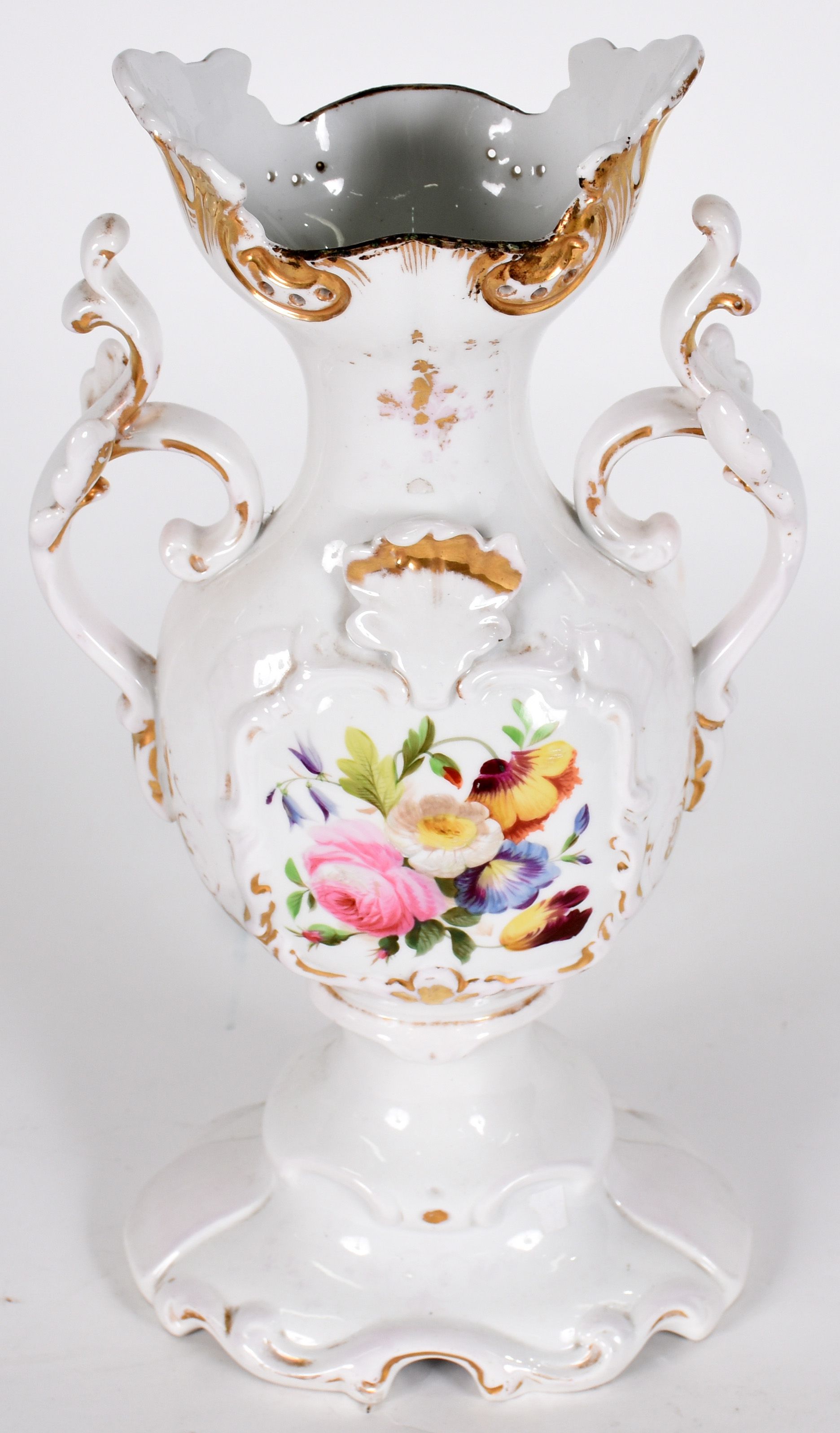 Ânfora de porcelana ( Com restauro na borda ) - foto 2 de 4