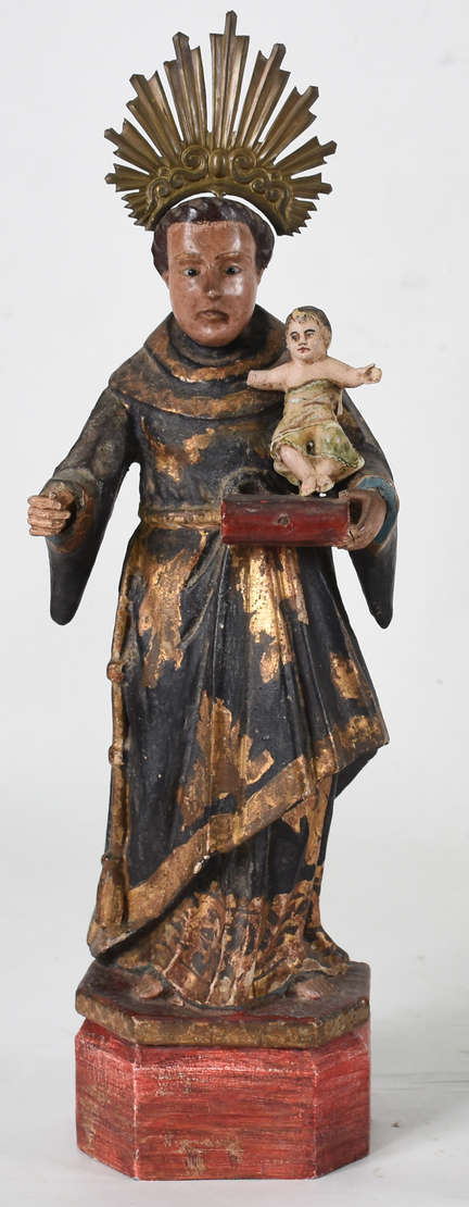 Imagem de Santo Antônio de madeira ( menino adaptado ) - foto 1 de 5