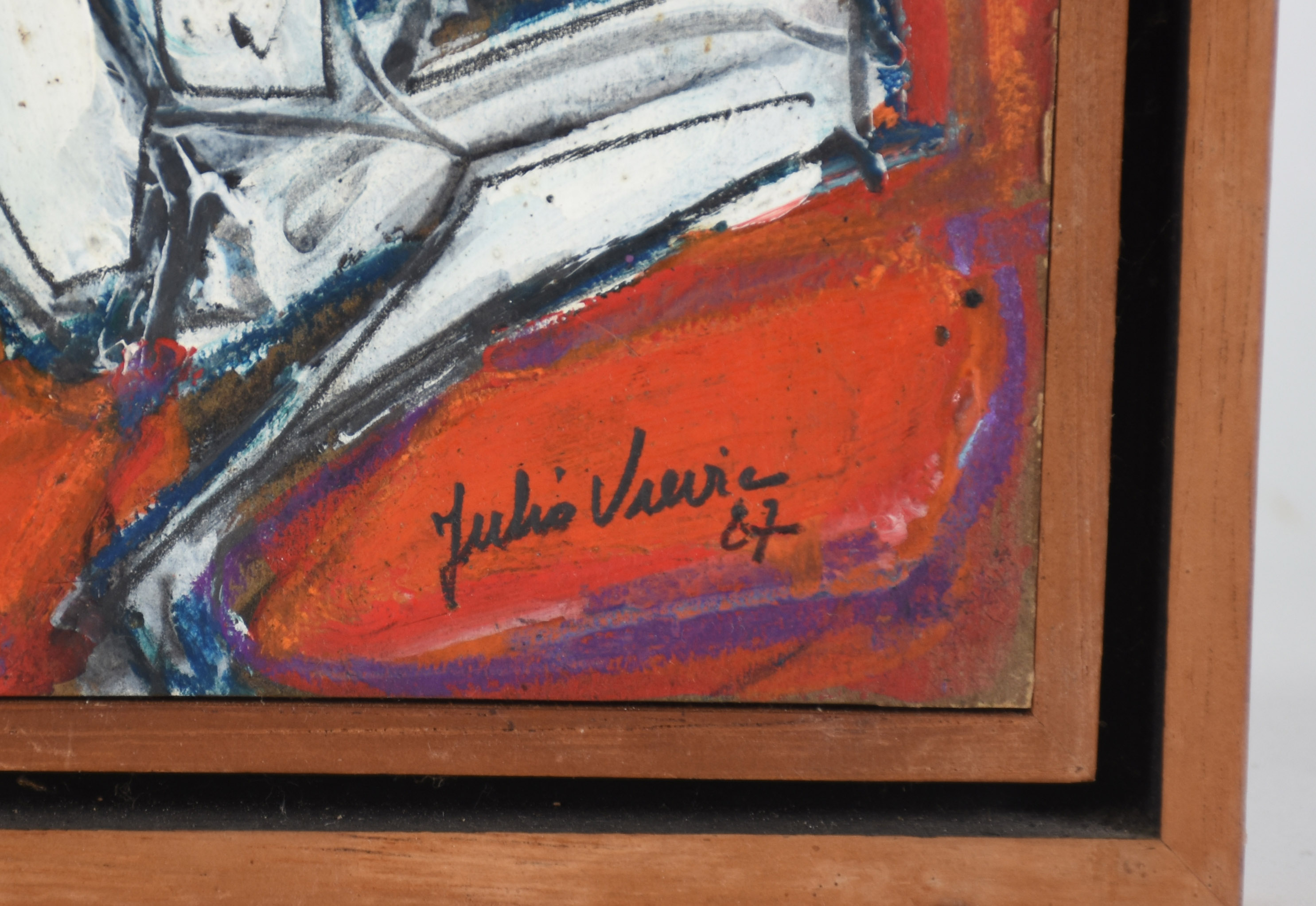 Júlio Vieira (1933-1999), Árvore, cavalo e figura - foto 3 de 4