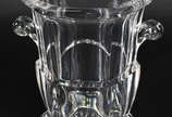 Wine cooler em bloco de cristal facetado, alt.2... - Wine cooler em bloco de cristal facetado, alt.26 cm