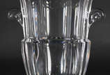 Wine cooler em bloco de cristal facetado, alt.2... - Wine cooler em bloco de cristal facetado, alt.26 cm