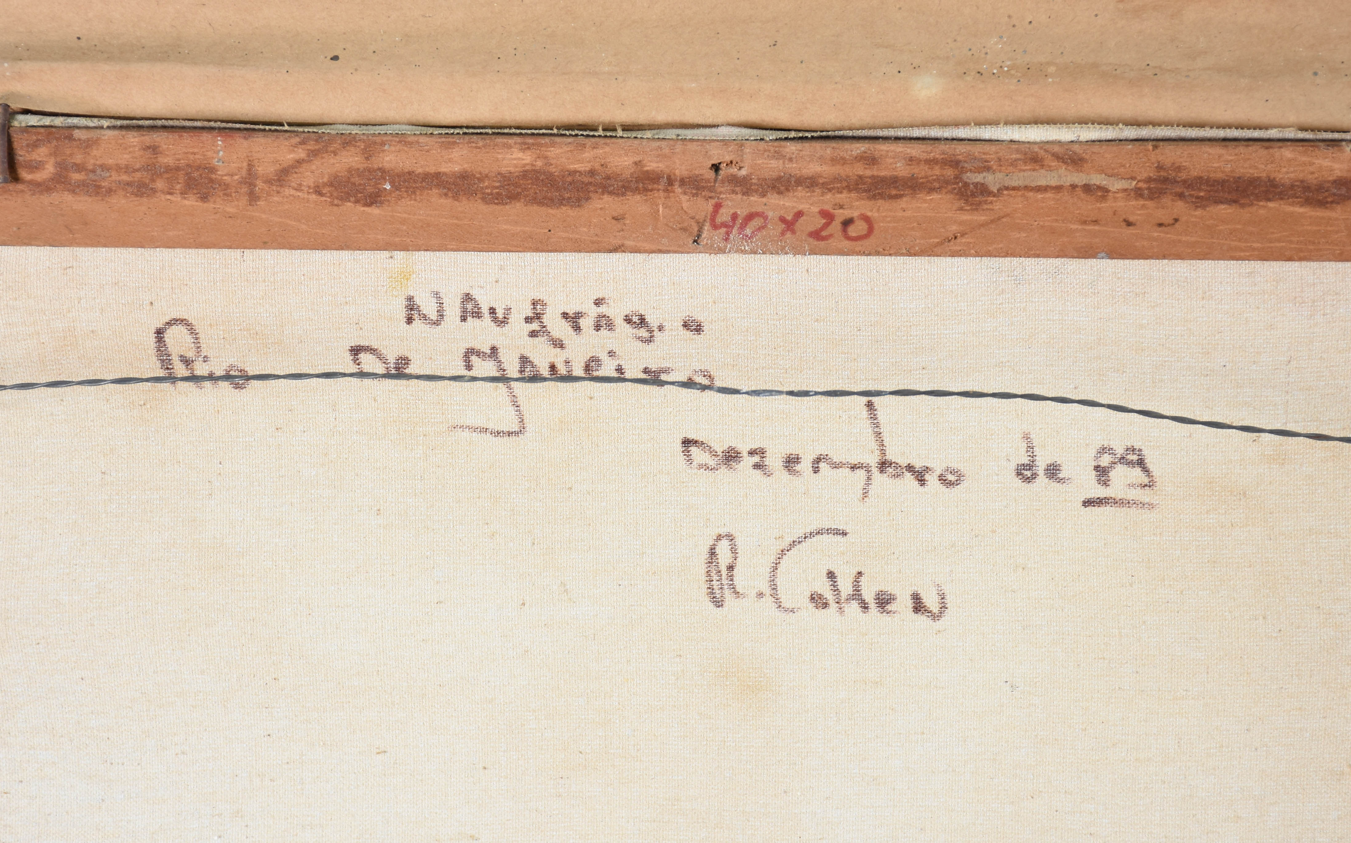 Três o.s.t. - R. COHEN - Caravelas - 20 X 40 - JOSÉ MARIA DE ALMEIDA... - foto 5 de 6