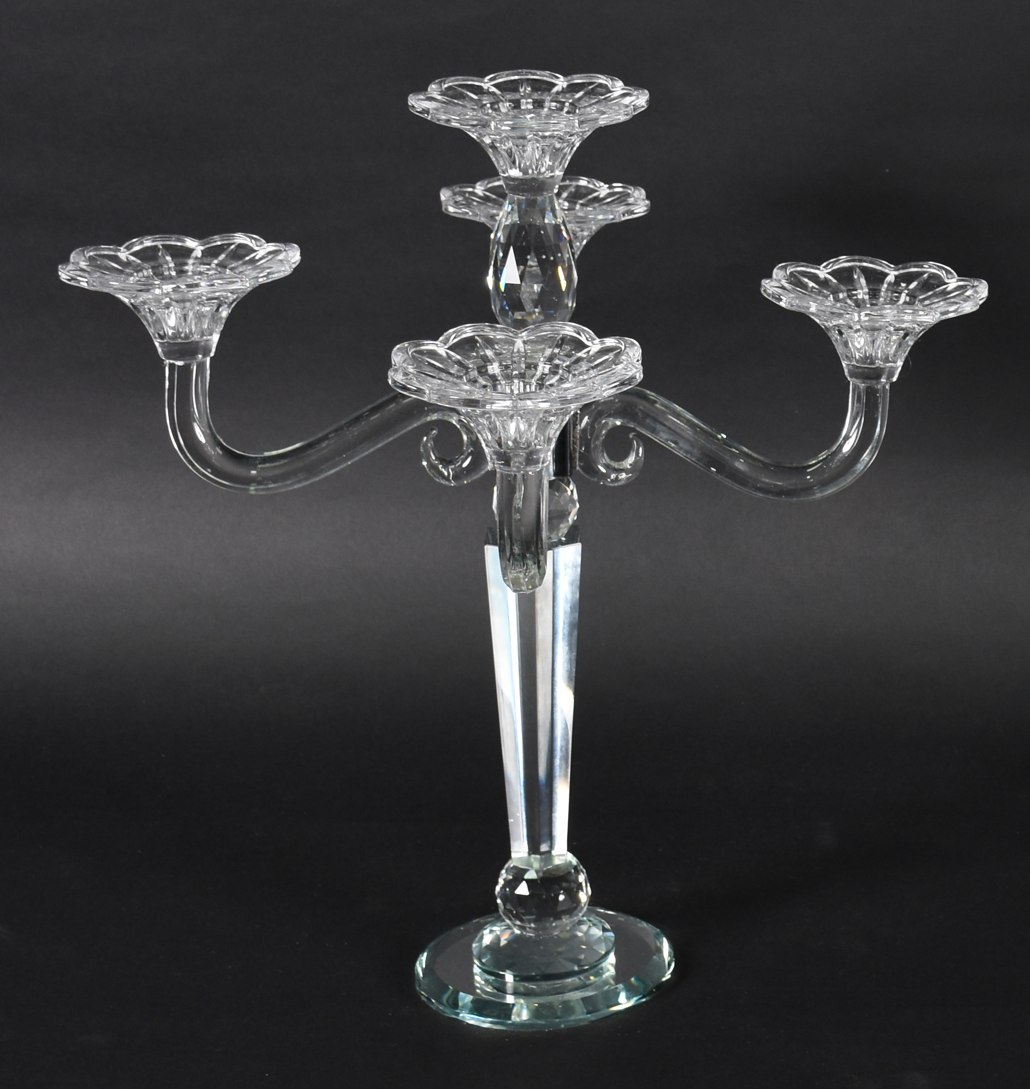 Candelabro de cristal para 5 velas. - foto 3 de 3