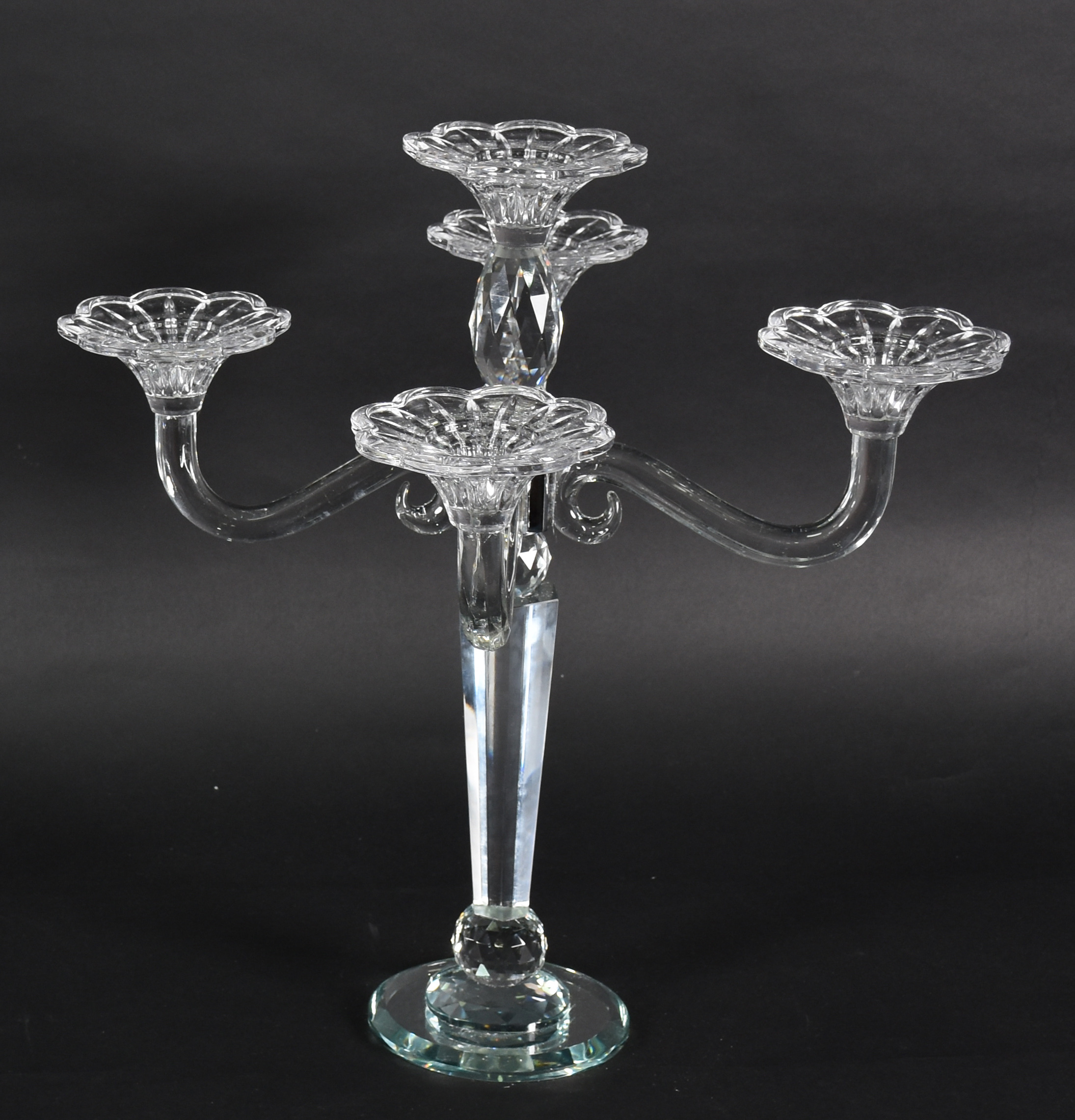 Candelabro de cristal para 5 velas. - foto 3 de 3