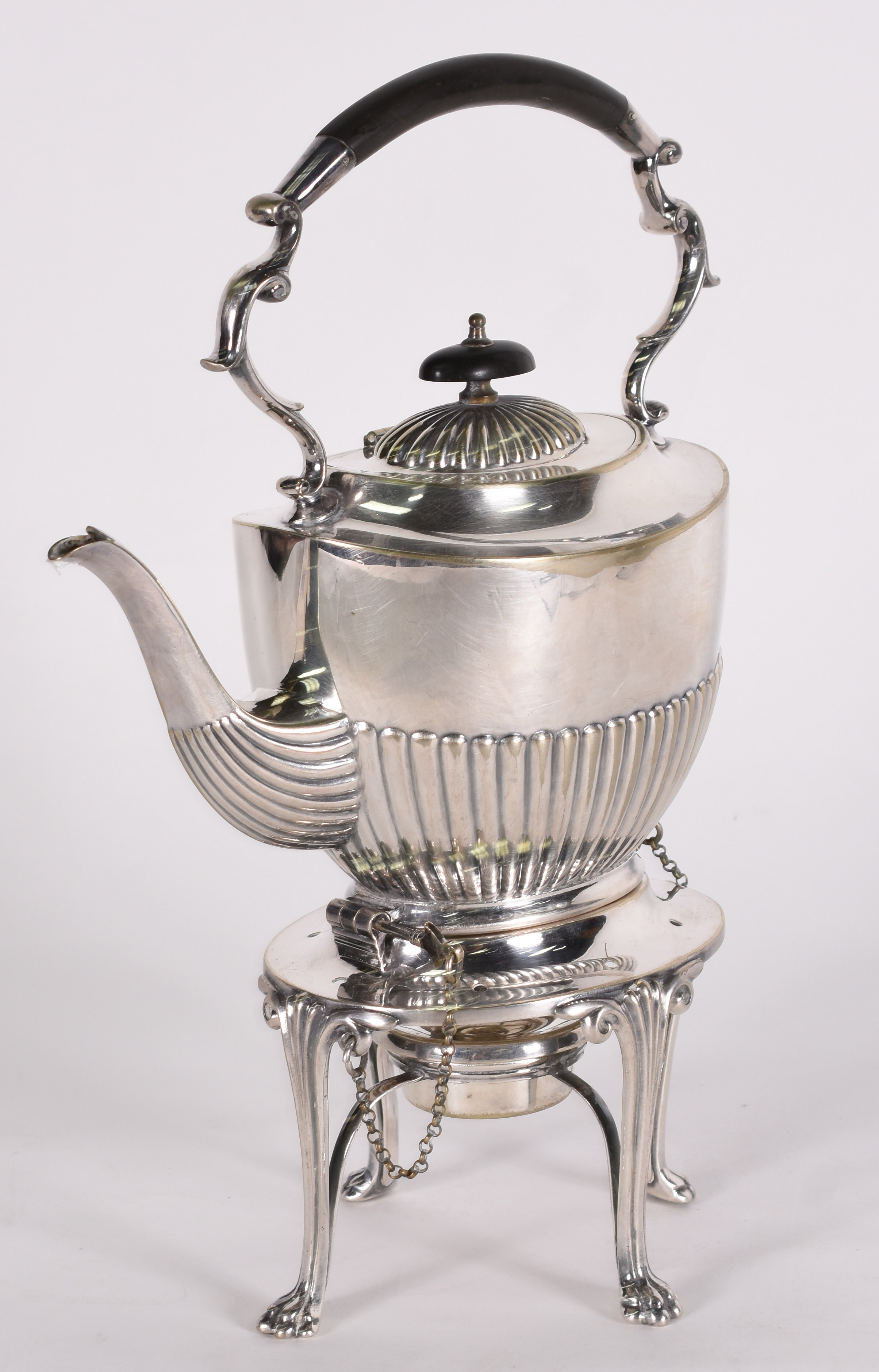 Samovar de metal Inglês Sheffield . - foto 2 de 3