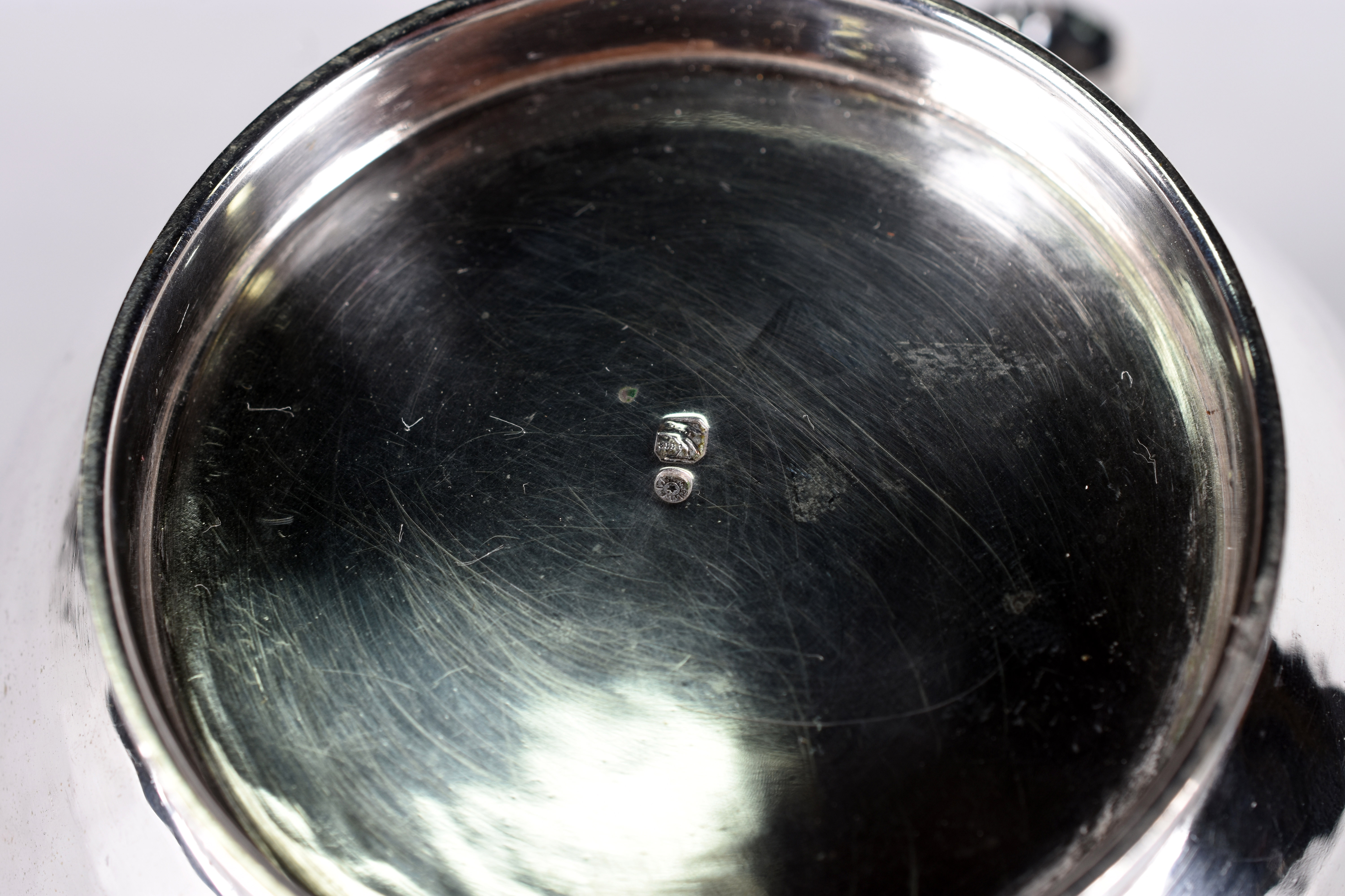 Bowl com tampa de prata portuguesa , contraste Águia . Peso 430 g (... - foto 4 de 4