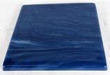 Bandeja de material sintético na cor azul com d... - Bandeja de material sintético na cor azul com detalhe em inox .