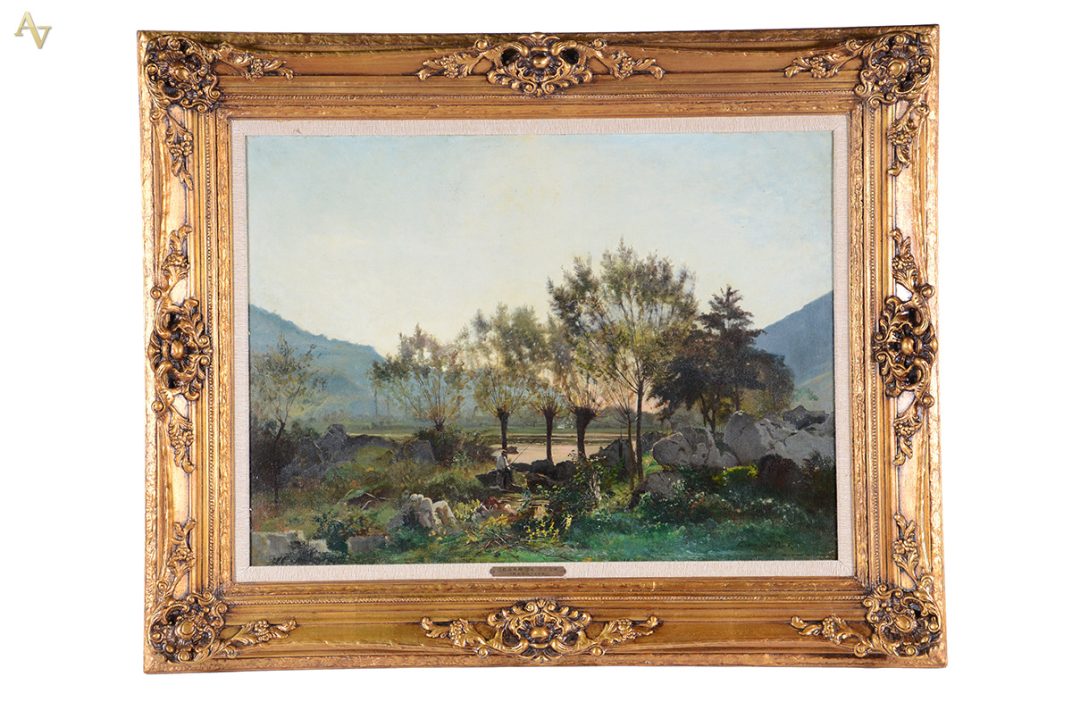 César de Cock (1823-1904), Paisagem - foto 1 de 4