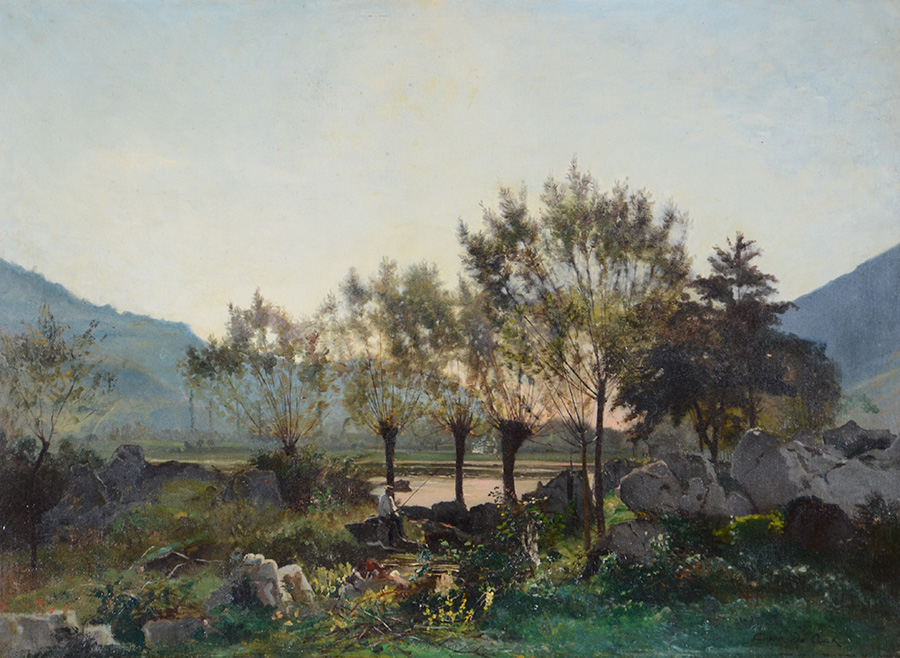 César de Cock (1823-1904), Paisagem - foto 2 de 4
