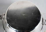 CHRISTOFLE -  Dois porta caviar de metal espess... - CHRISTOFLE -  Dois porta caviar de metal espessurado a prata.