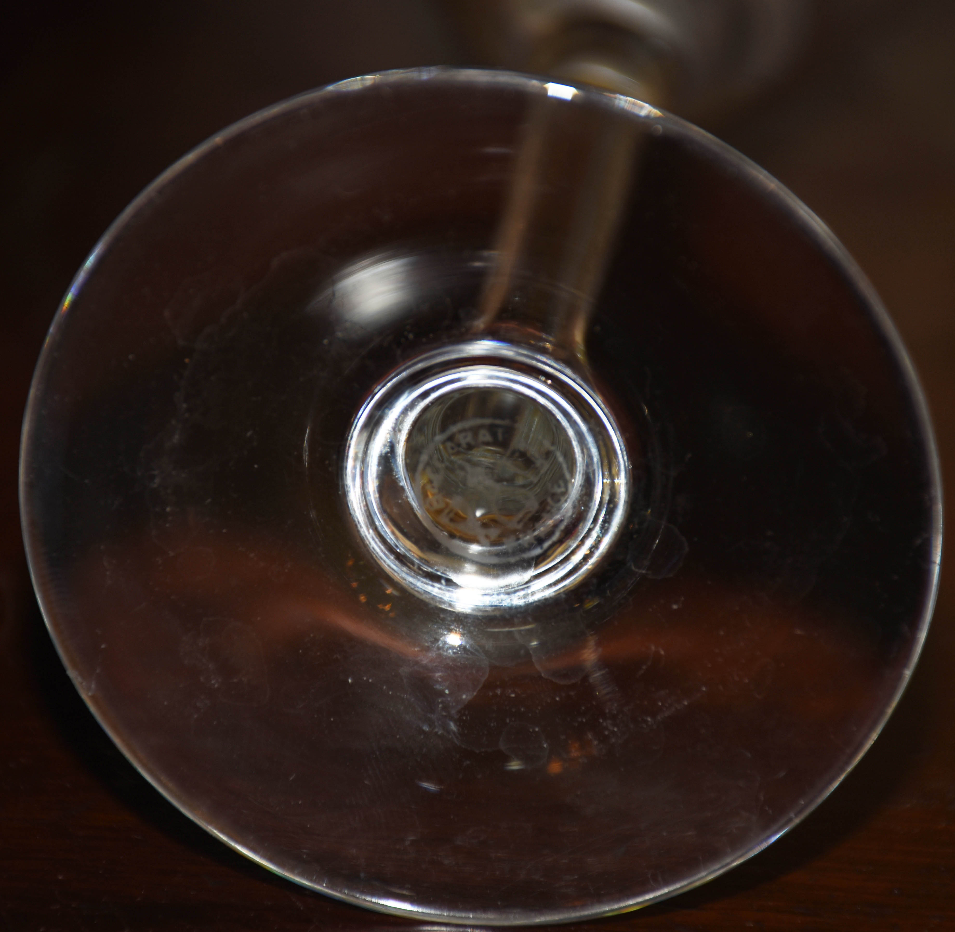 BACCARAT , parte de serviço de cristal liso sendo , 4 para água , 3... - foto 4 de 4