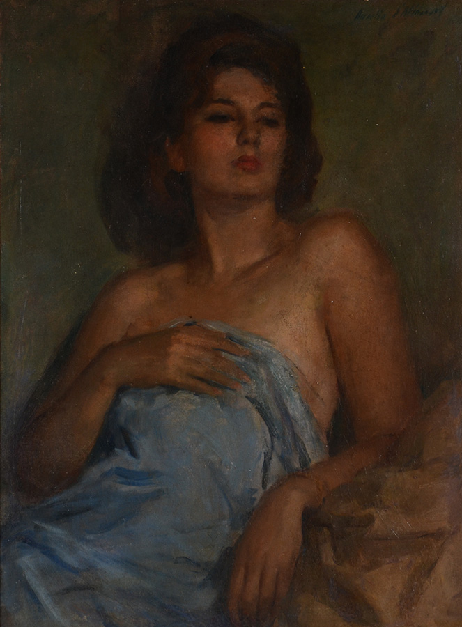  Aurélio D'Alincourt (1919-1990), Figura feminina - foto 2 de 3