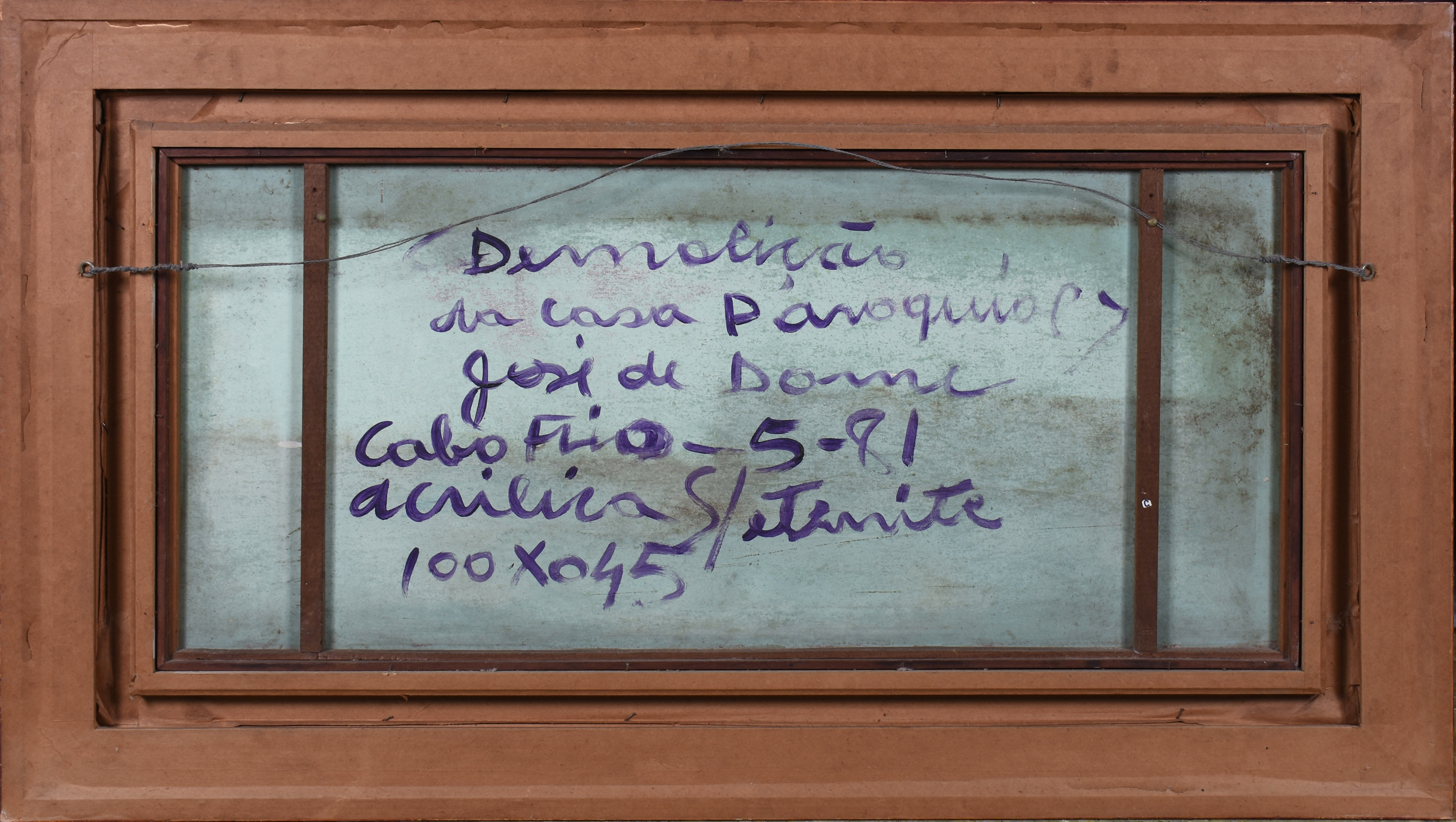 José de Dome (1921-1982), Demolição da Casa Paroquial - Cabo Frio - foto 3 de 3