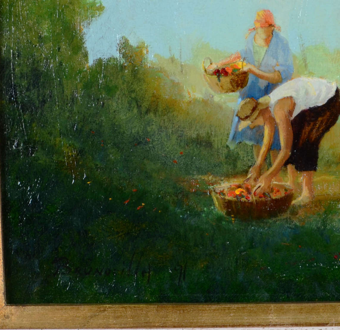 Francesco Brunocilla (1948), Paisagem rural - foto 2 de 3