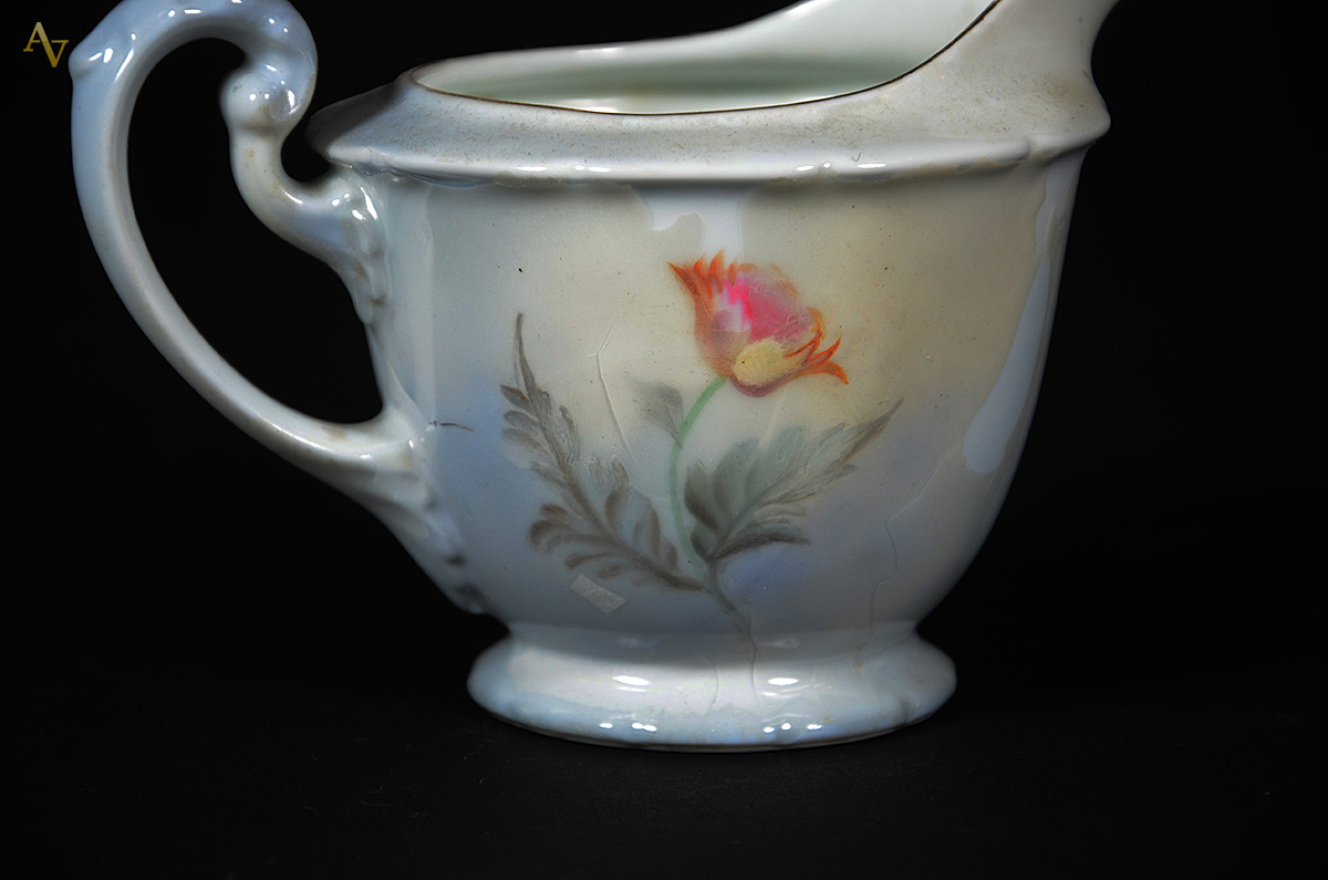 Serviço de chá de porcelana japonesa NORITAKE, decoração floral em... - foto 2 de 2