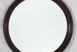 Espelho redondo com moldura de jacarandá - Espelho redondo com moldura de jacarandá