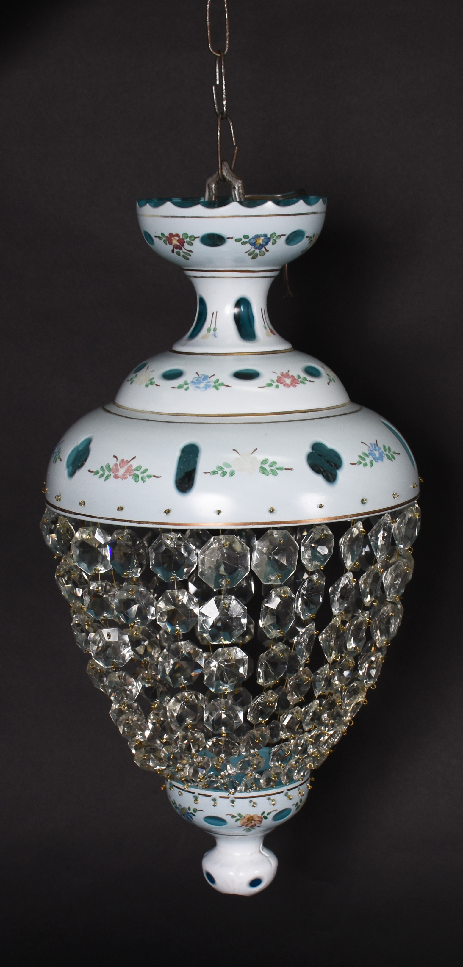 Lustre de cristal overlay. - foto 1 de 2