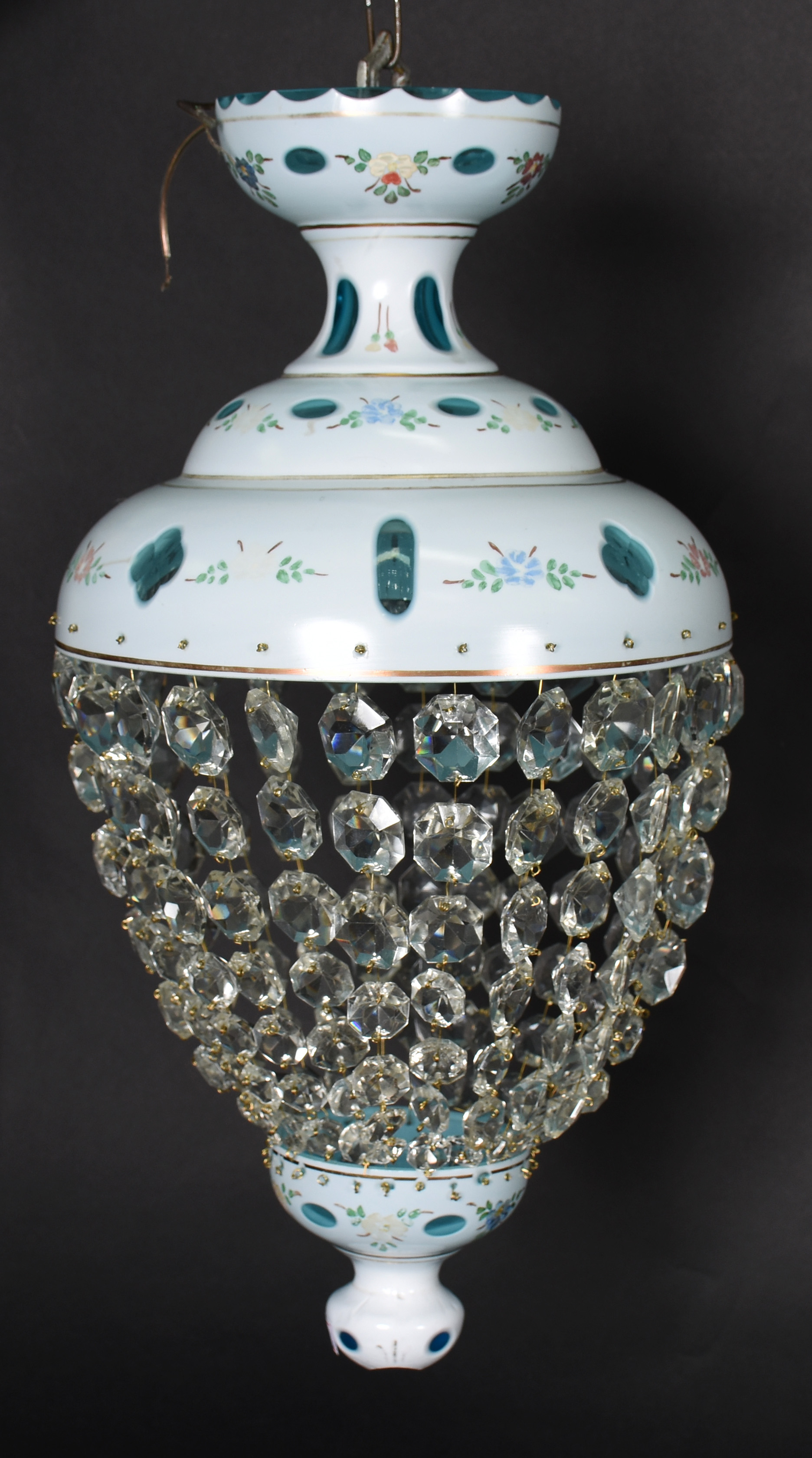 Lustre de cristal overlay. - foto 2 de 2