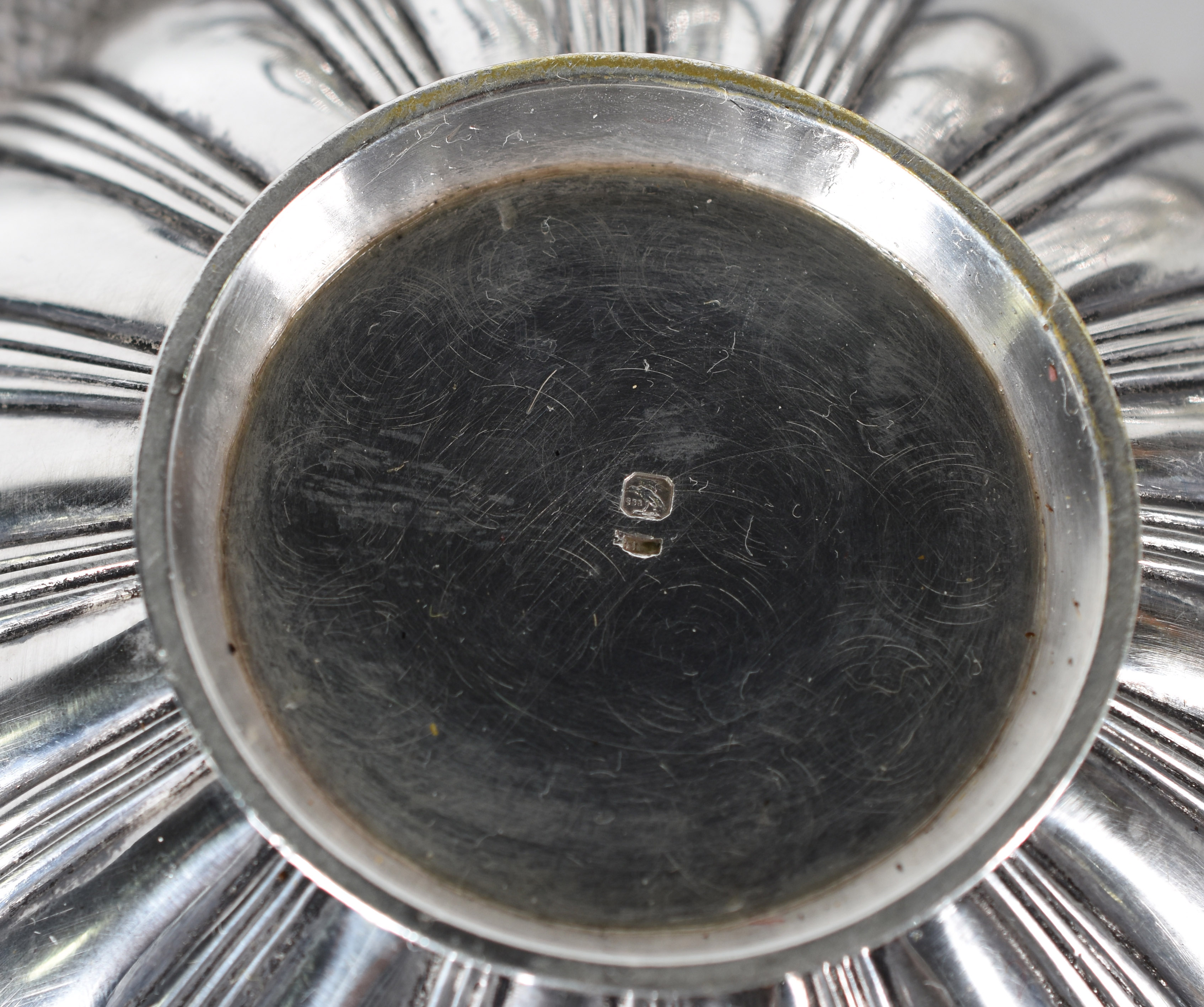 Baixela para chá e café de prata Portuguesa contraste Águia, sendo 3... - foto 4 de 6