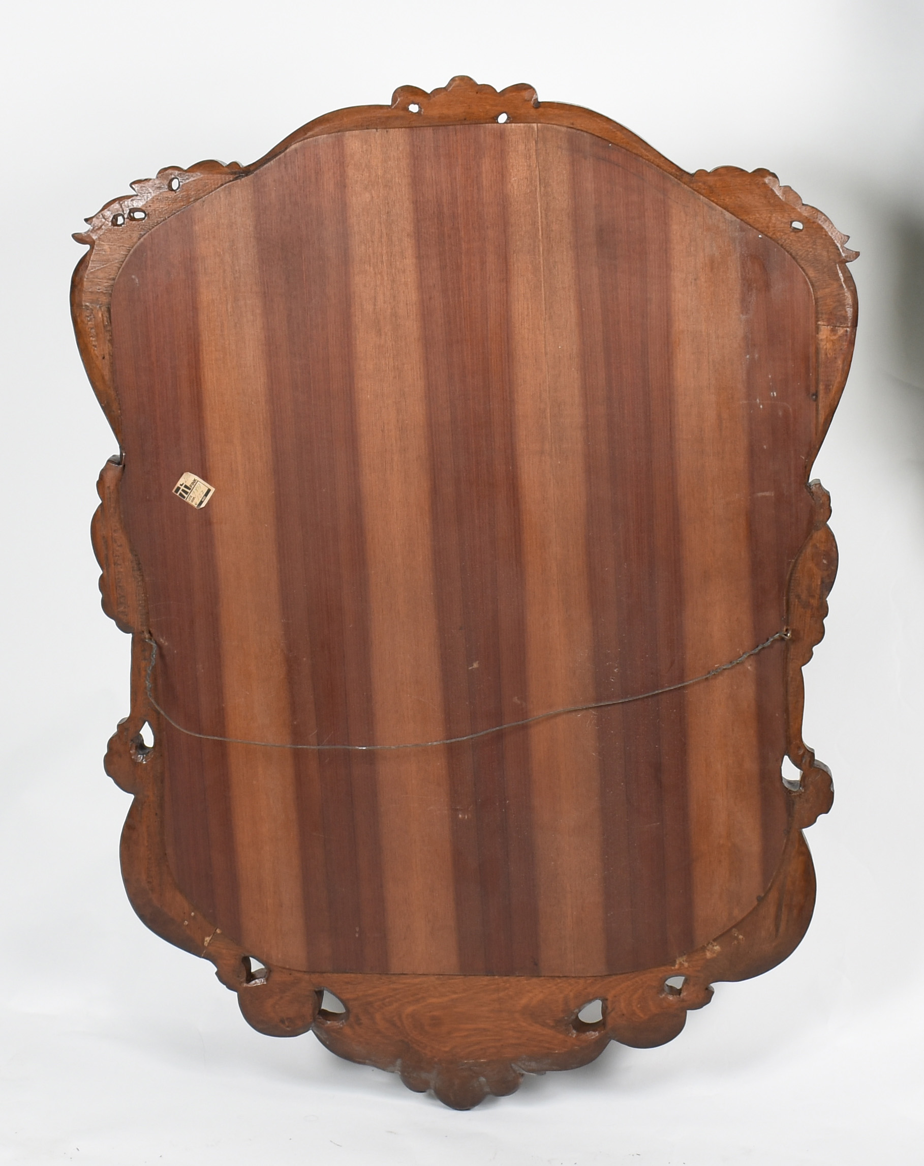 Console de madeira nobre entalhada com tampo de mármore, acompanha... - foto 5 de 6