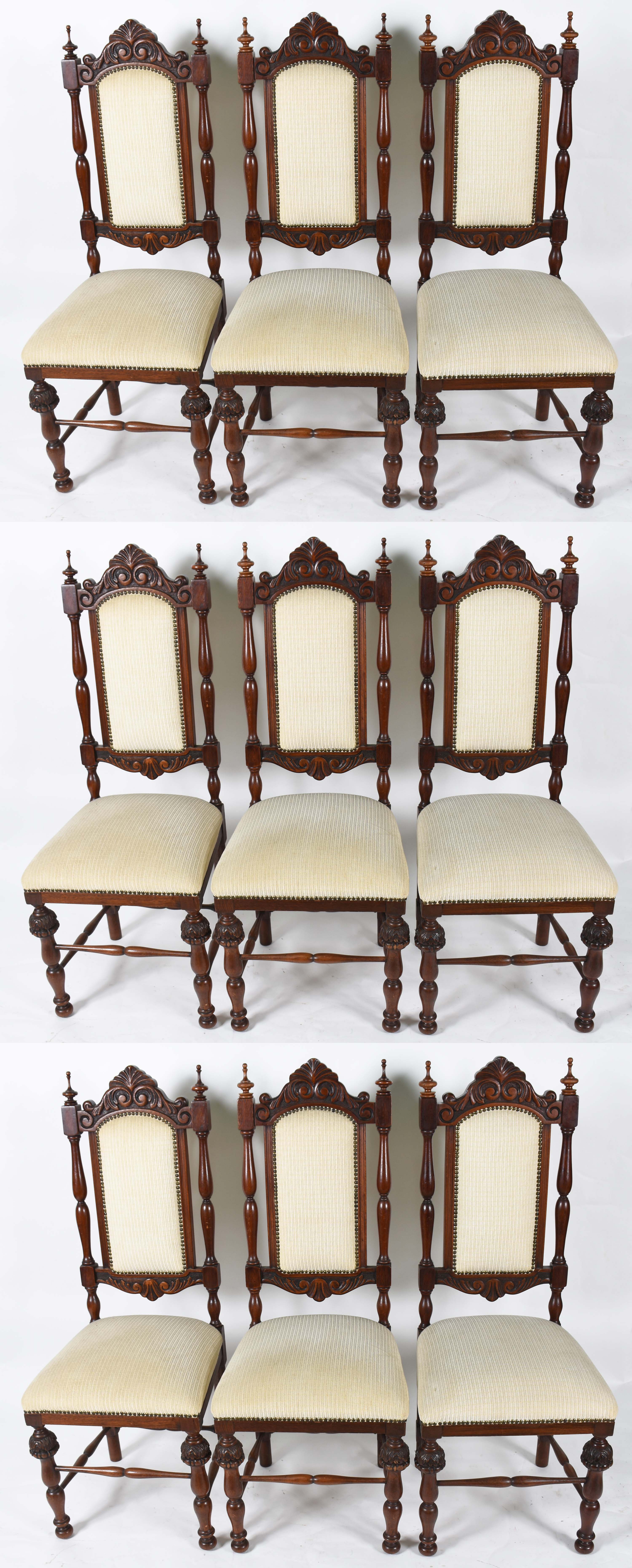 Mesa de jantar de madeira nobre, estilo colonial brasileiro, tampo de... - foto 3 de 6