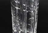 Vaso de cristal lapidado. - Vaso de cristal lapidado.