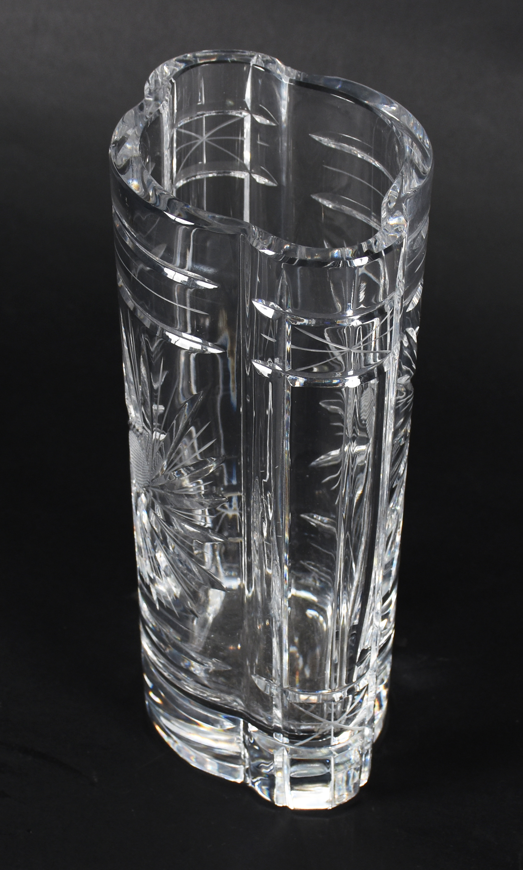 Vaso de cristal lapidado. - foto 3 de 3