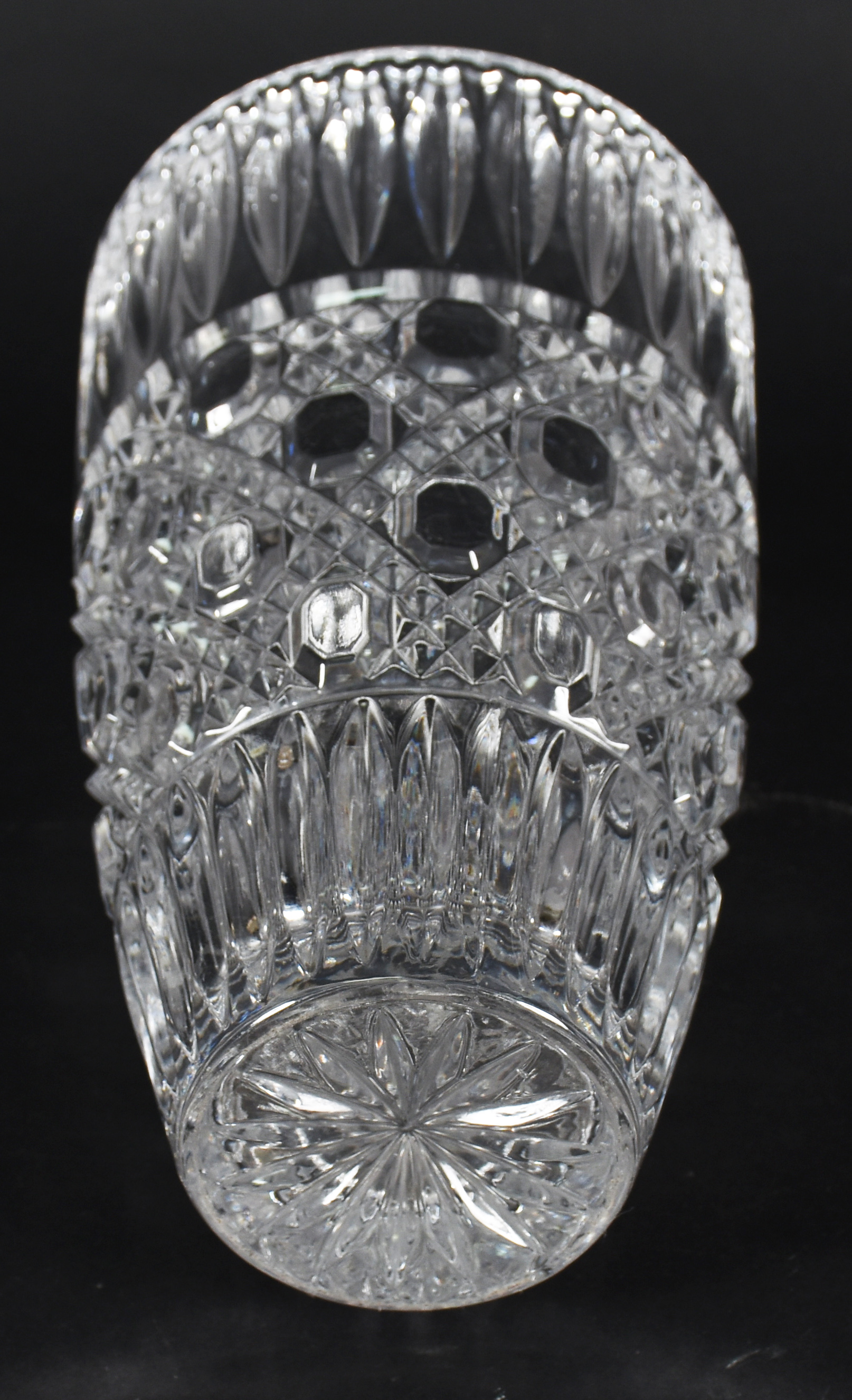 Vaso de cristal lapidado - foto 3 de 3