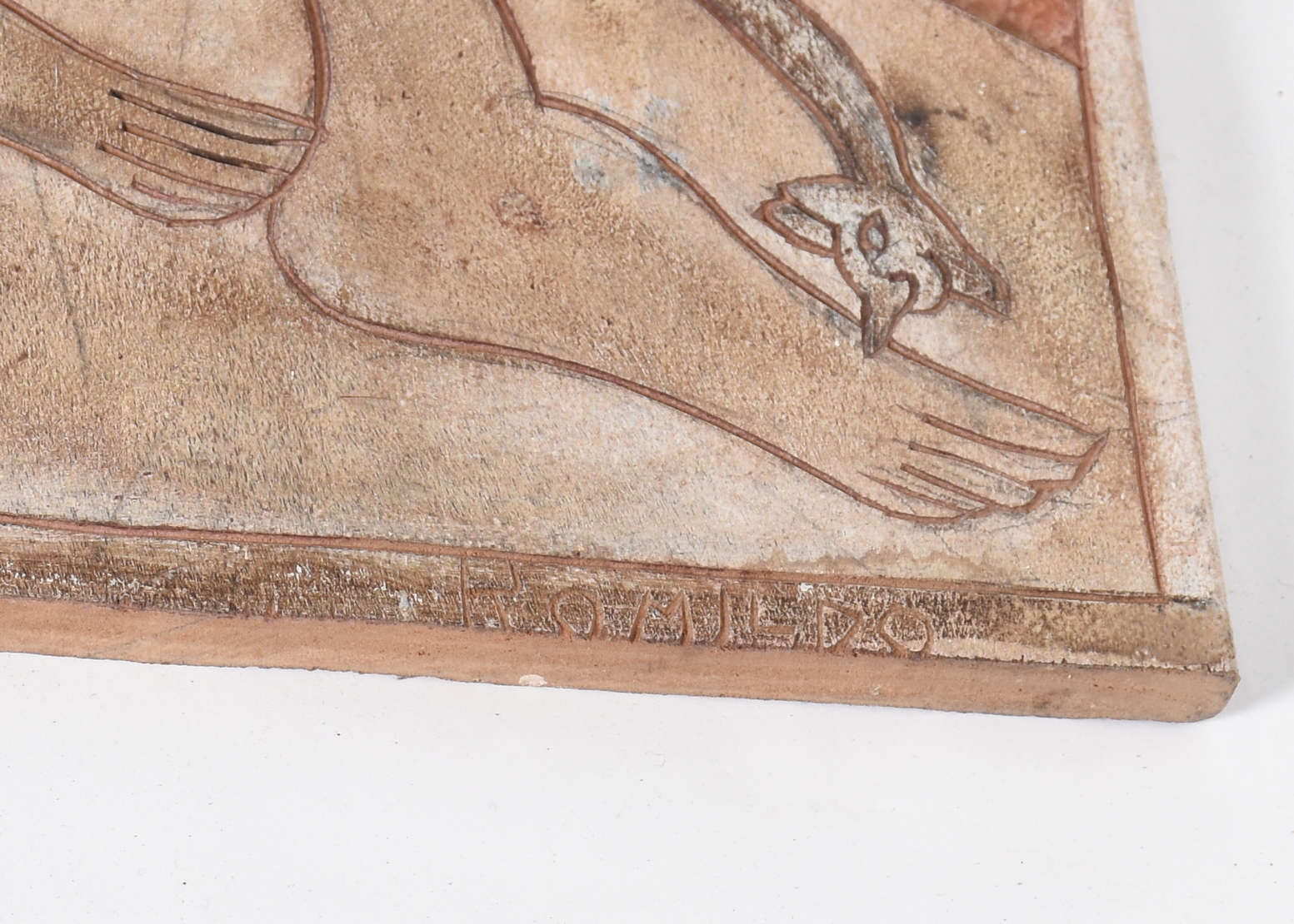 ARTE POPULAR , 2 peças de madeira entalhada ., Romildo de Andrade, foto 2 de 3
