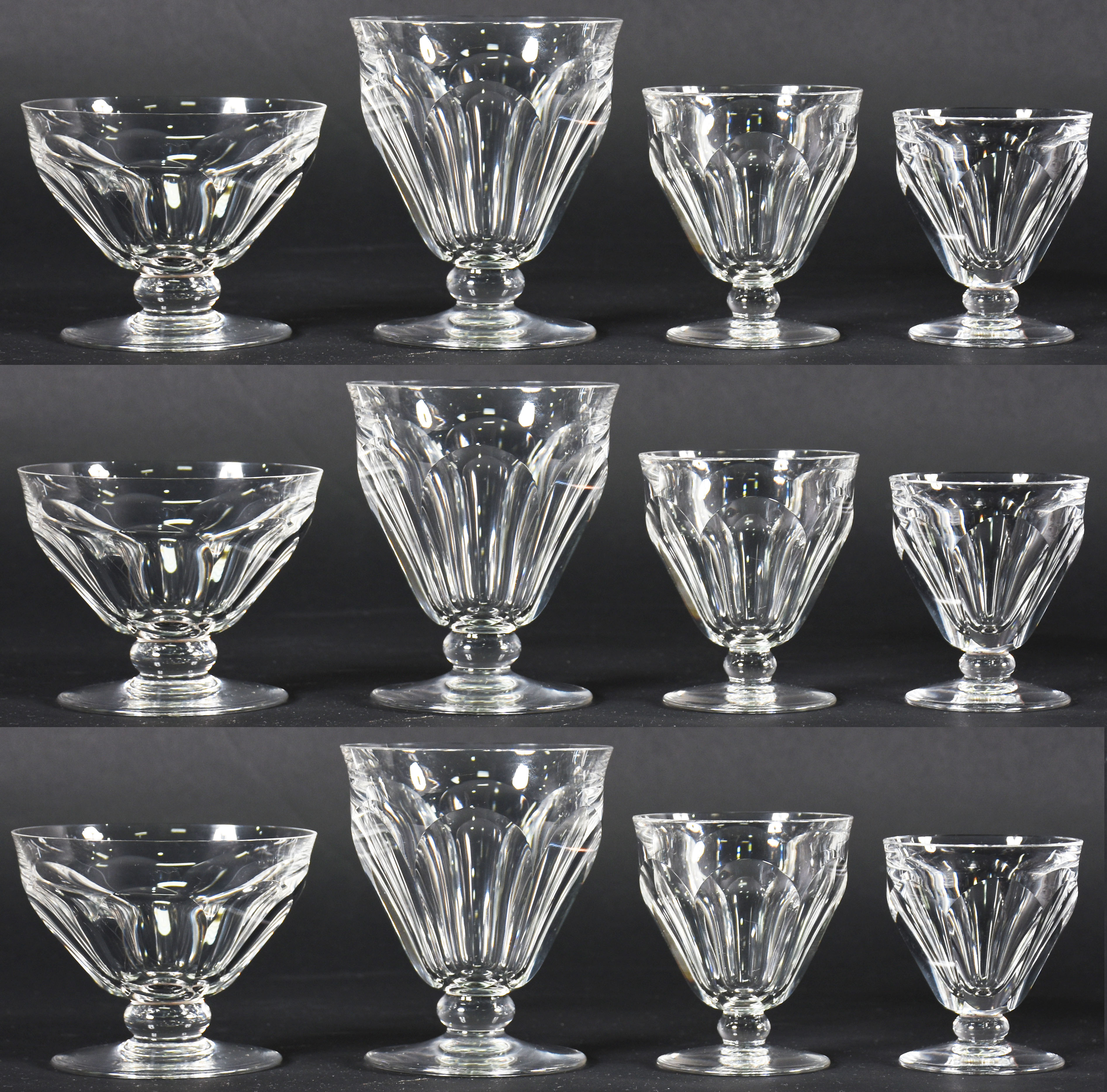 BACCARAT , serviço de cristal frances, lapidação HARCOURT, composto... - foto 2 de 4