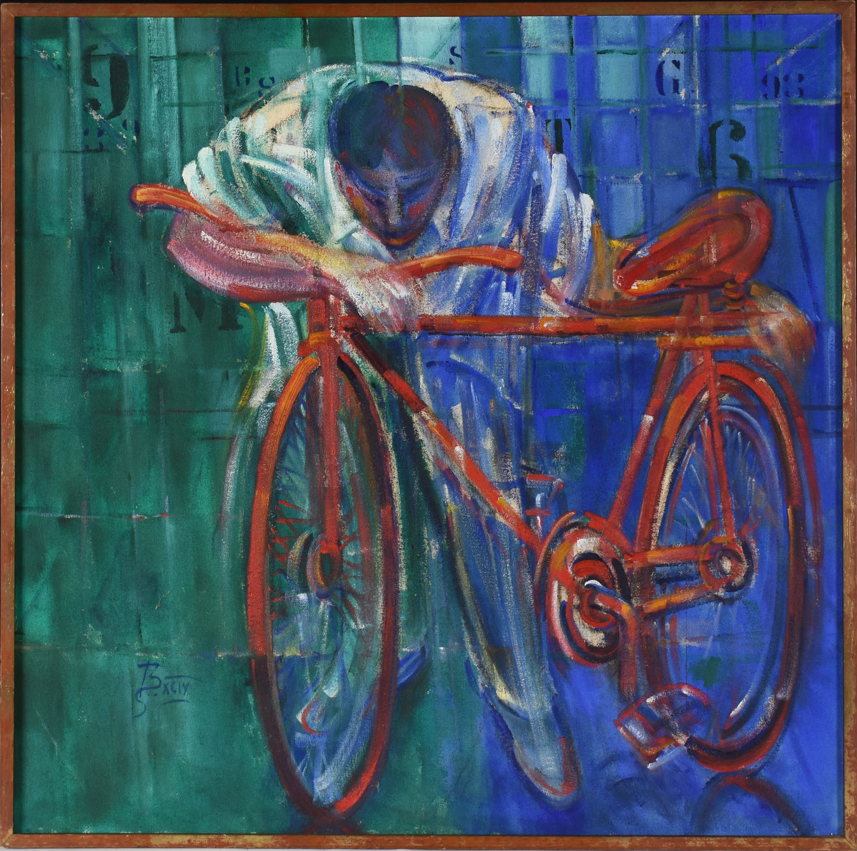 Benjamin Silva (1927), A bicicleta vermelha - foto 1 de 3