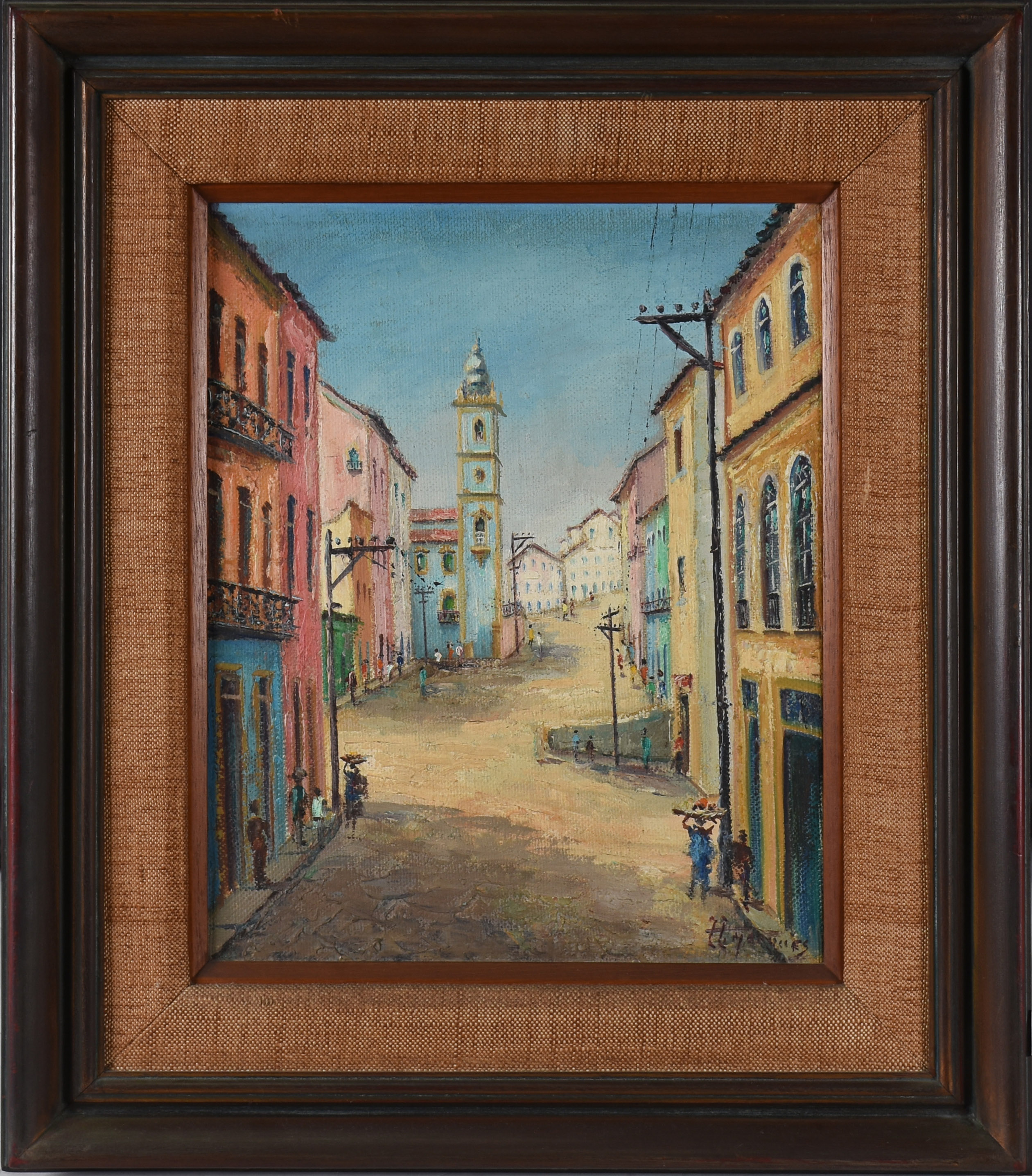 Sem assinatura, Casario com rua - foto 1 de 3
