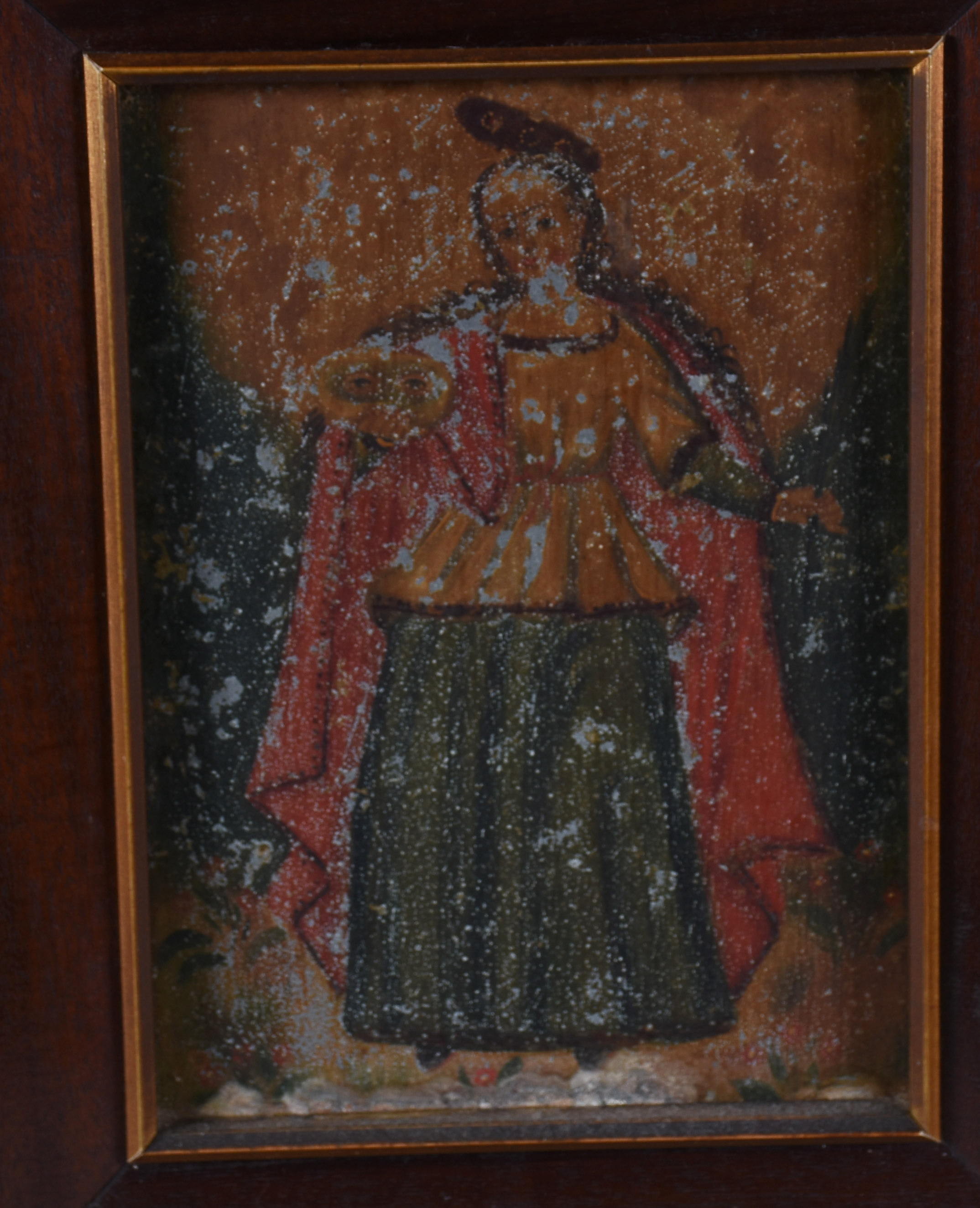 Escola Cusquenha (1538), Jesus e N.Sra. - foto 2 de 4