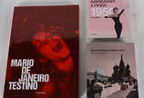 Três livros
- Mario Testino -  Rio de Janeiro -... - Três livros
- Mario Testino -  Rio de Janeiro - 35 x 25
- 50 Ícones que inspiraram a moda 1950- Paula Reed 
-John Stunbeck ew Robert capa - Um d...
