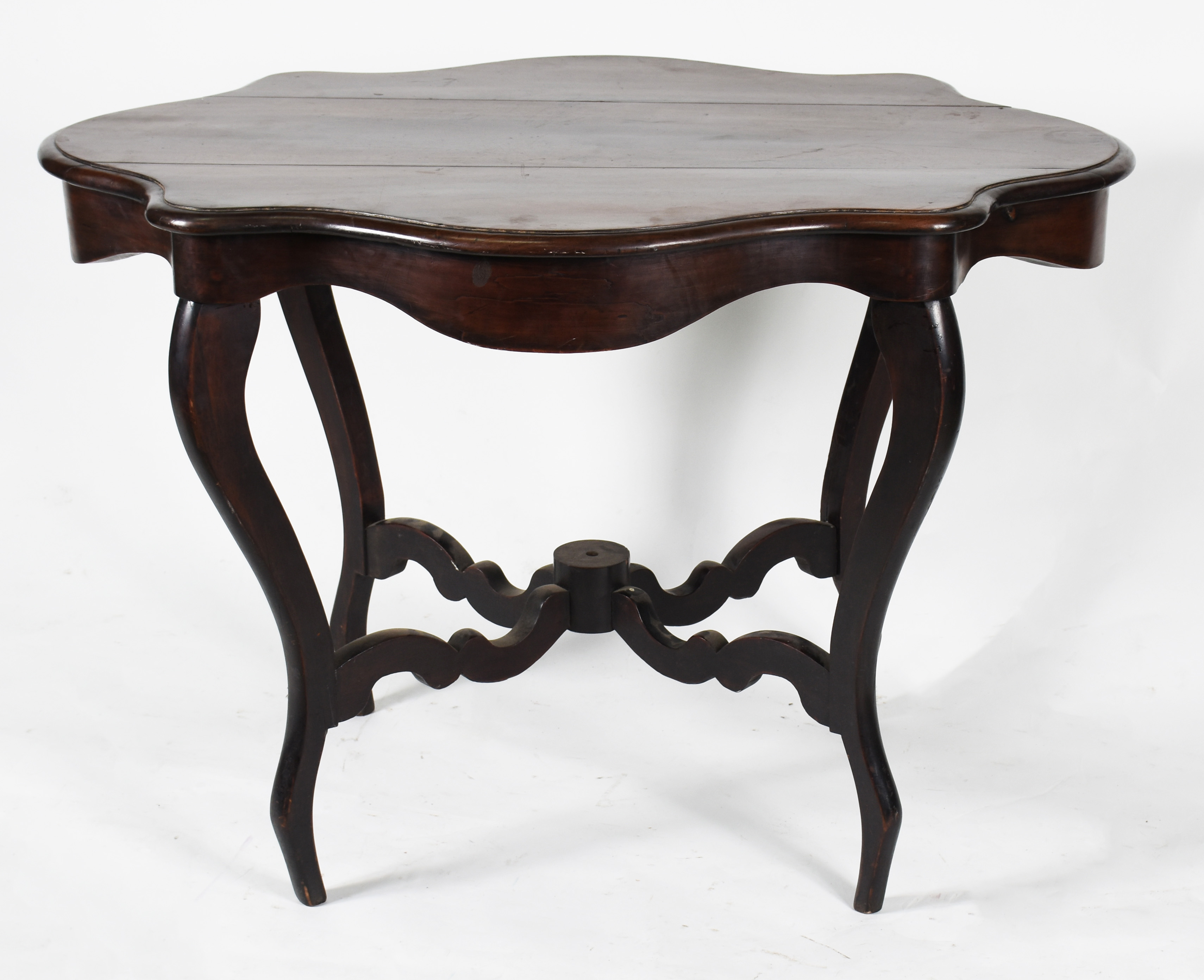 Mesa de apresentação em jacarandá estilo Luís Felipe ( faltando pino... - foto 1 de 3