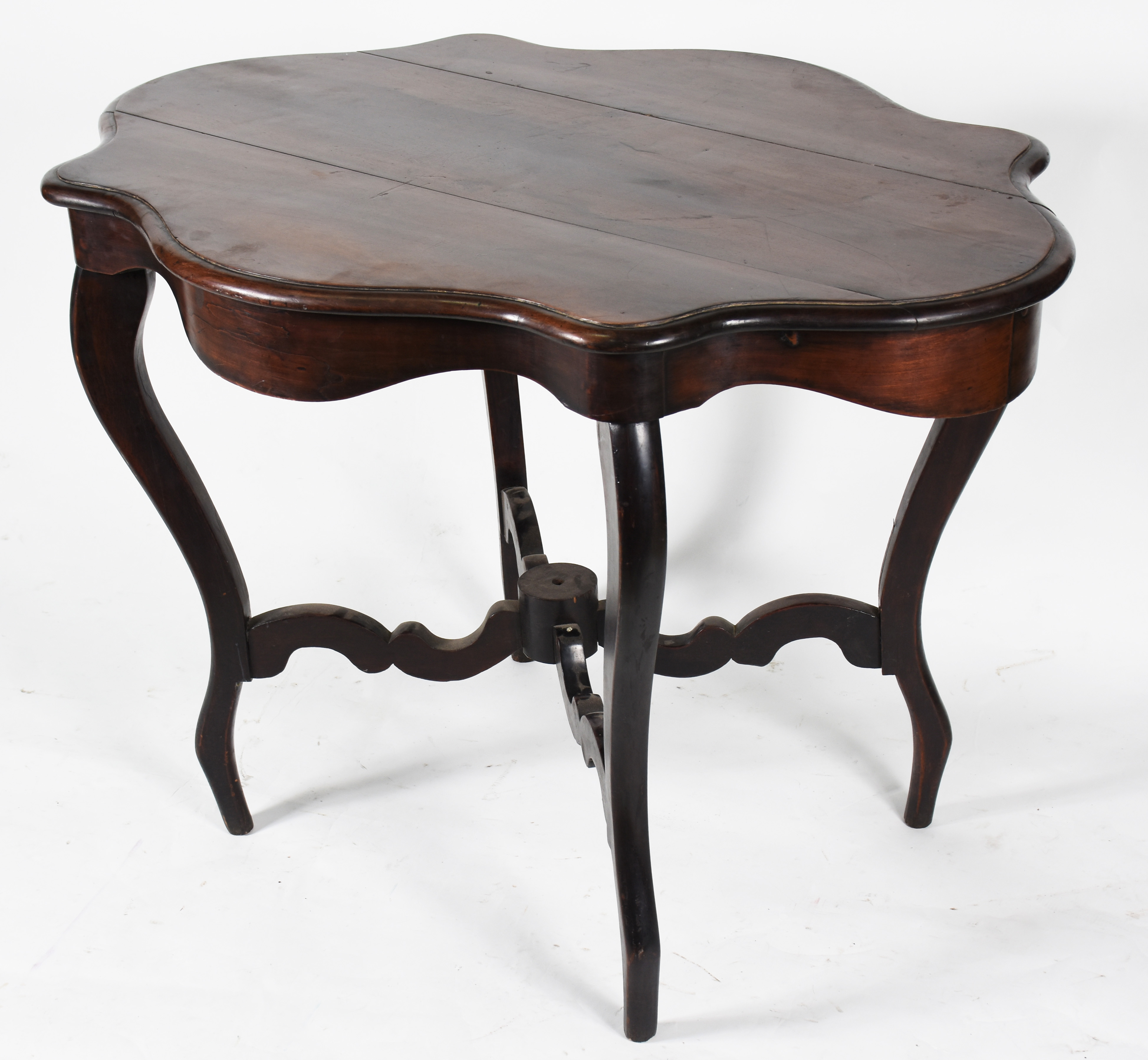 Mesa de apresentação em jacarandá estilo Luís Felipe ( faltando pino... - foto 2 de 3