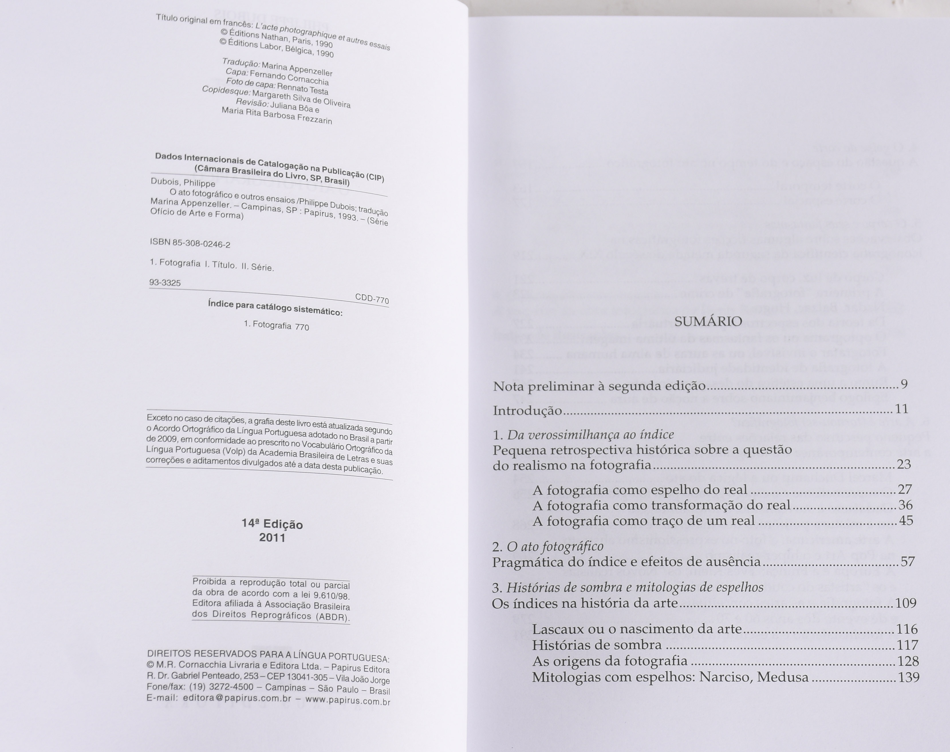 Três livros . - O ato fotográfico - Philippe Dubois , 14º edição - A... - foto 8 de 9