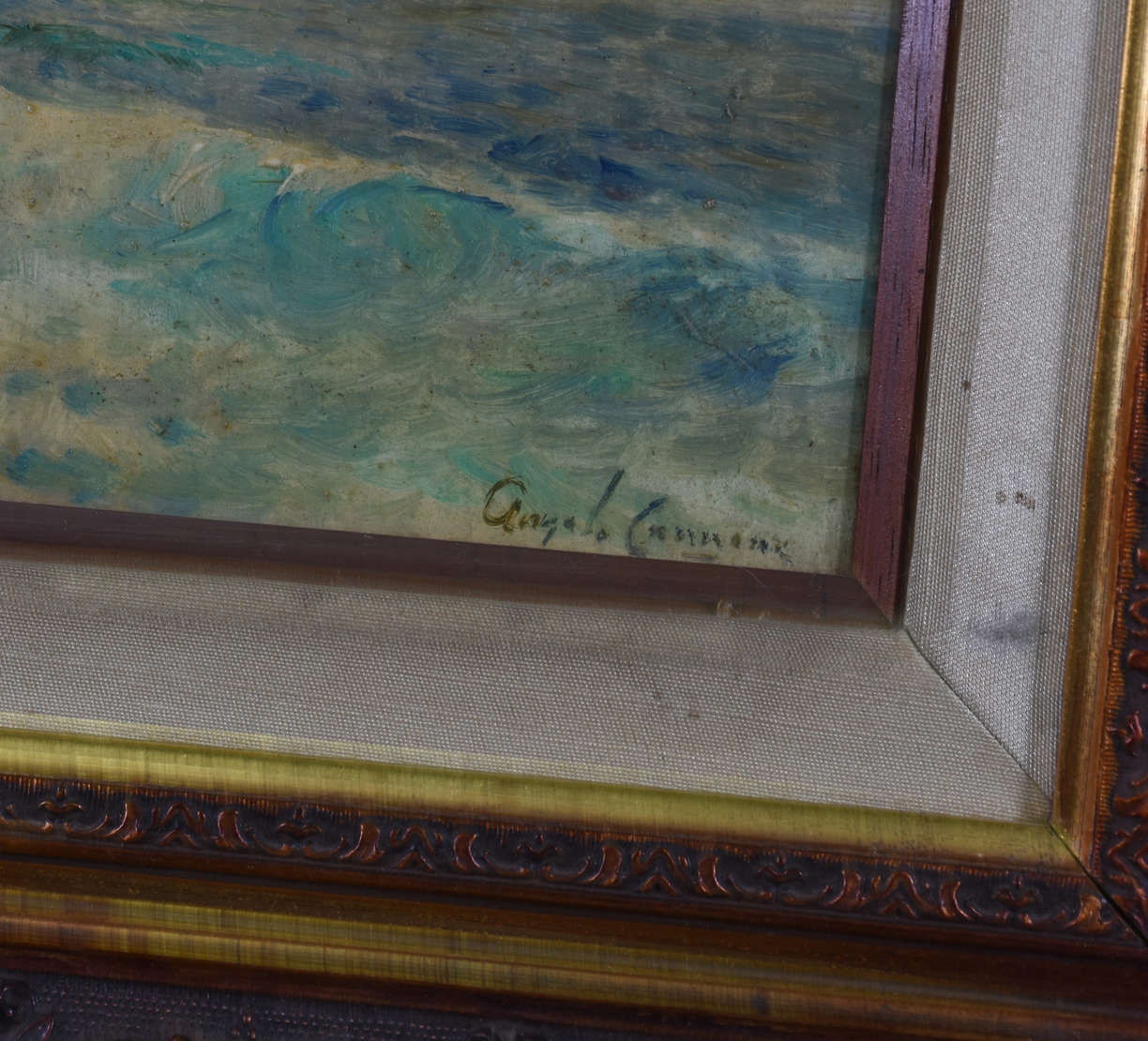 Angelo Cannone (1899-1992), Mar revolto - foto 2 de 3