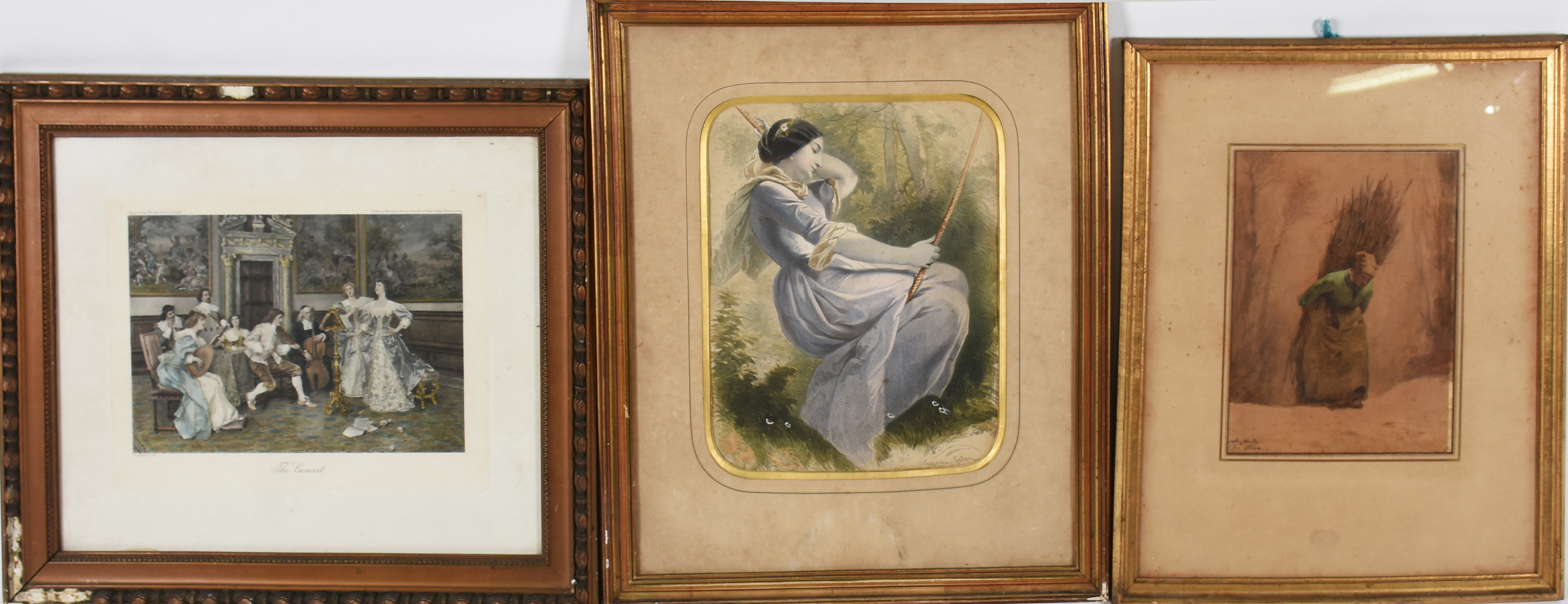 Três gravuras - De Concerte - 28 x 37 - Fresa - 29 x 23 - Joseph... - foto 1 de 7