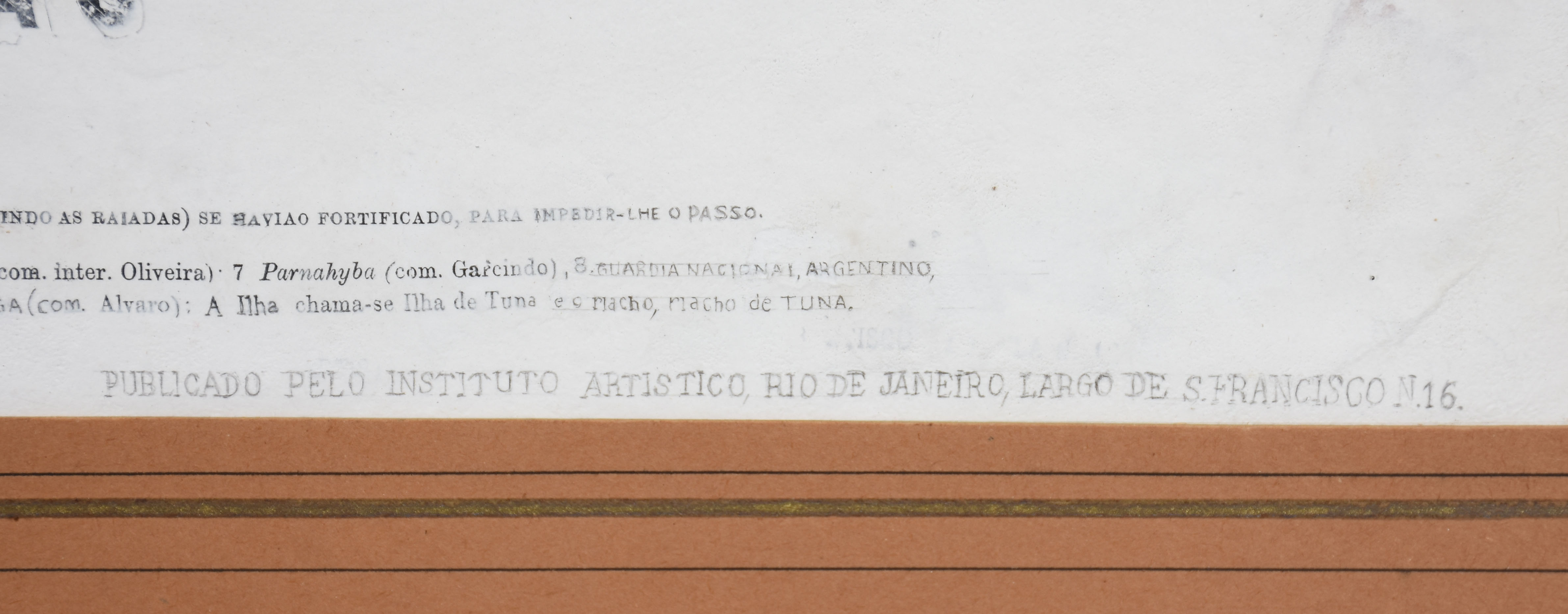 Gravura, Passagem de Cuevas , 12 de Agosto de 1865. ( Restaurada ) - foto 3 de 5